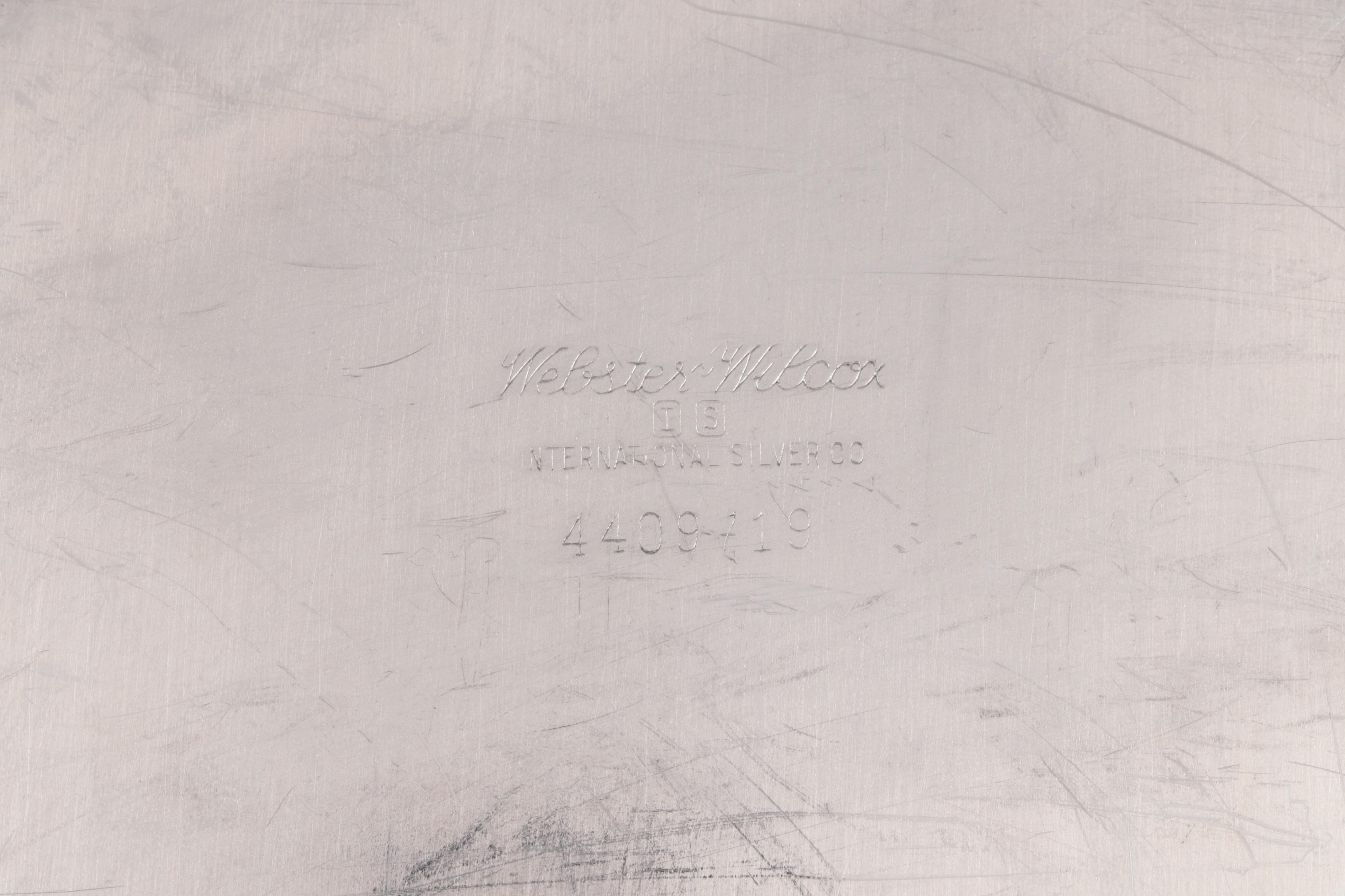 Webster & Wilcox Silver Plate Meat Carving Platter and Other Serveware