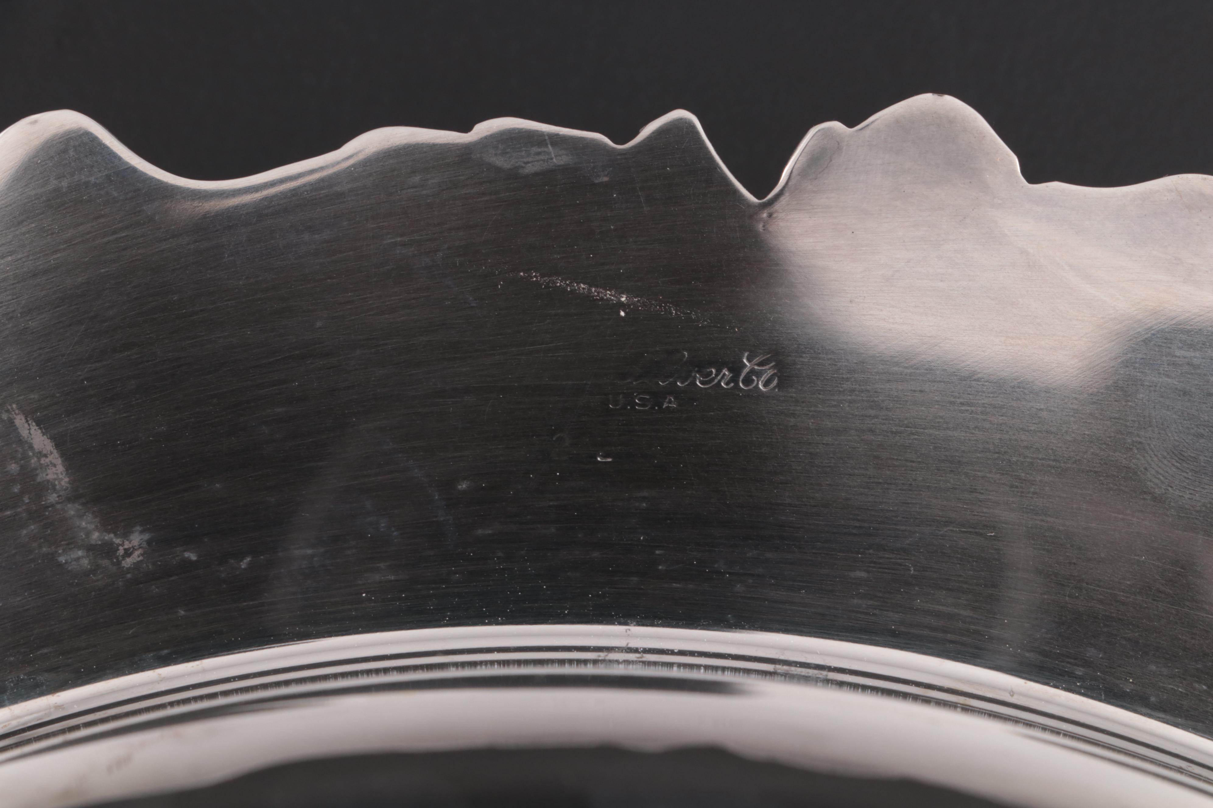 Webster & Wilcox Silver Plate Meat Carving Platter and Other Serveware