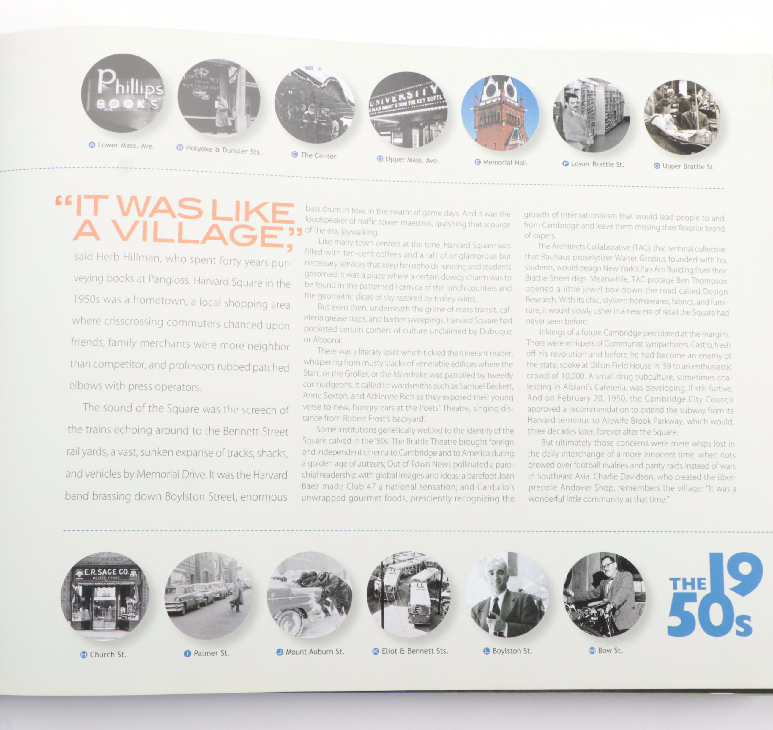 First Edition "Harvard Square: An Illustrated History Since 1950" by Mo Lotman