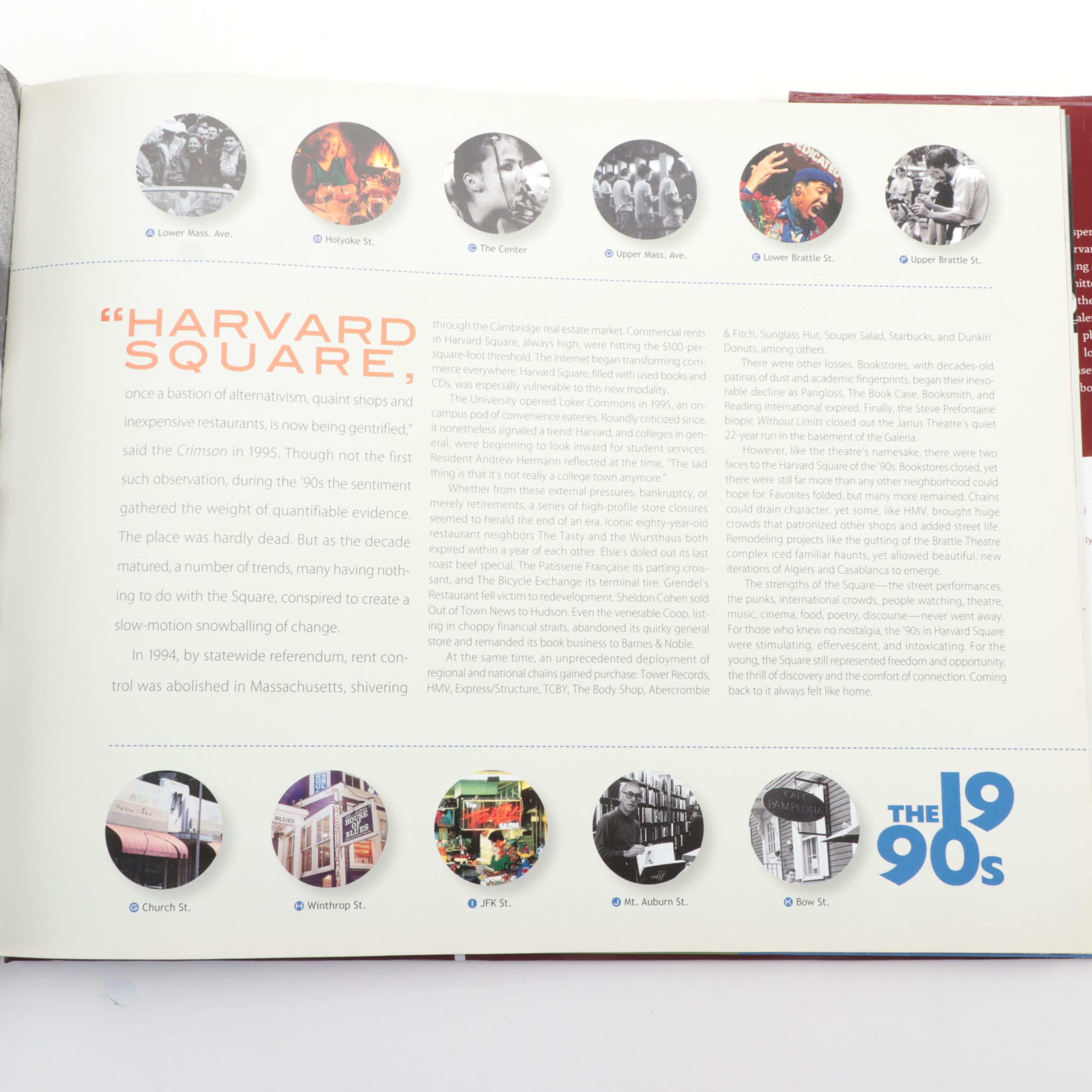 First Edition "Harvard Square: An Illustrated History Since 1950" by Mo Lotman