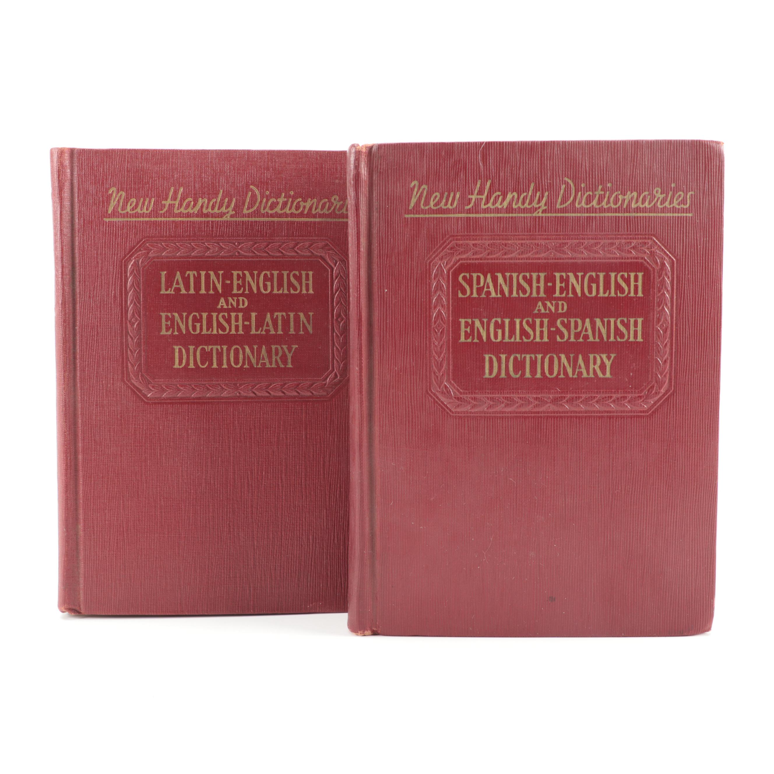 Latin-English and Spanish-English "New Handy Dictionaries," 1942–1943