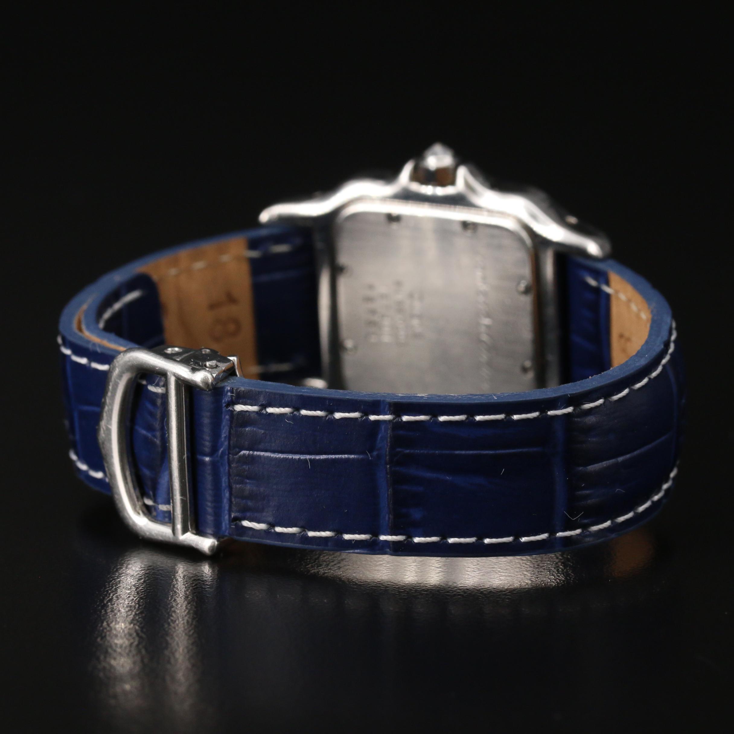 Cartier Santos 18K Gold and Stainless Steel Quartz Watch