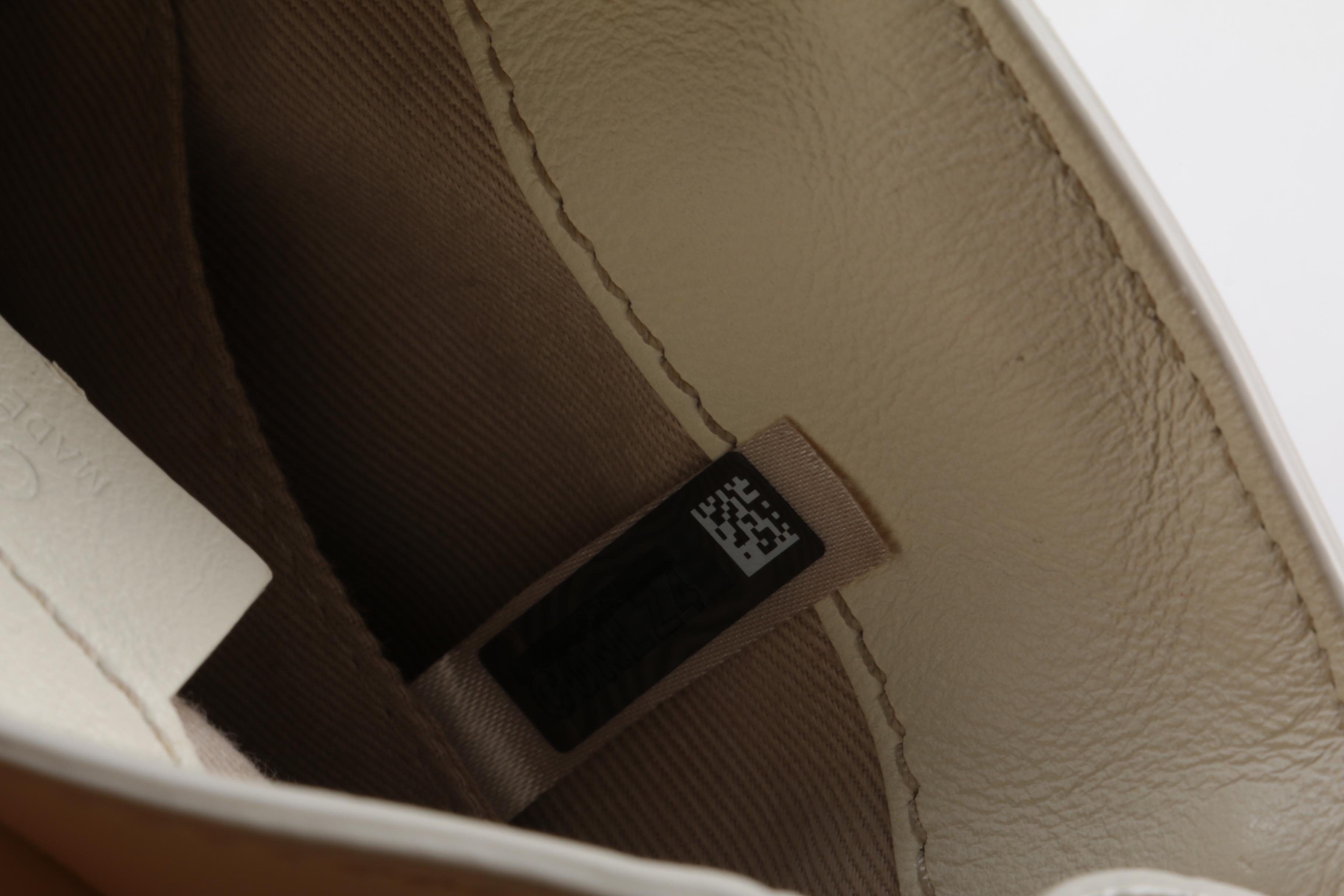 Chloé Faye Mini Backpack Purse in Off-White Quilted Leather