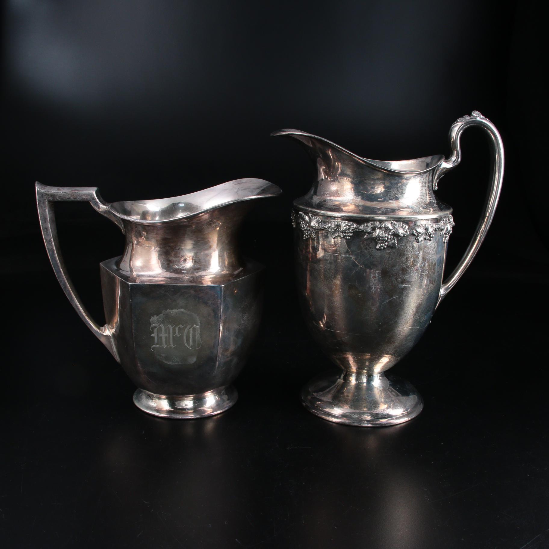 Homan Mfg. Co. Silver Plate Spooner and Other Silver Plate Tableware