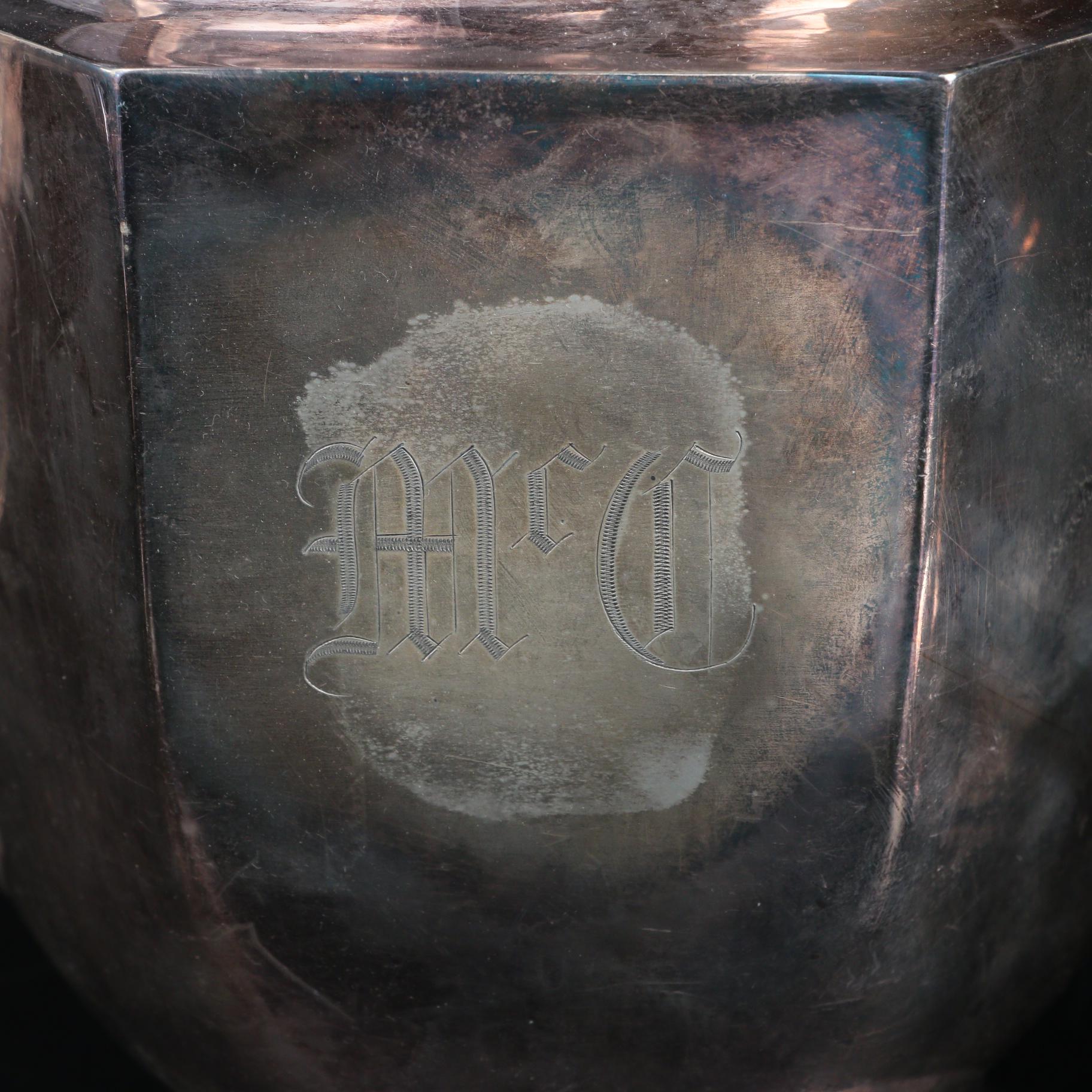 Homan Mfg. Co. Silver Plate Spooner and Other Silver Plate Tableware