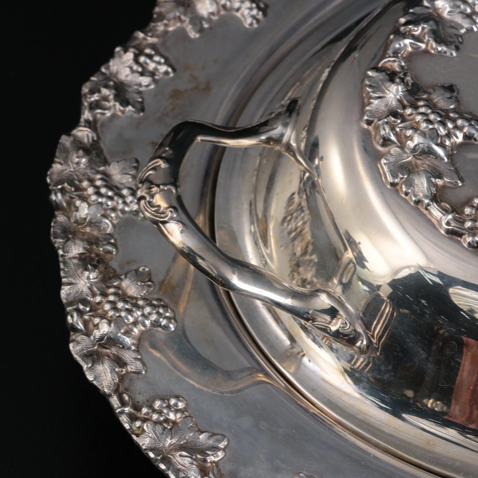 Homan Mfg. Co. Silver Plate Spooner and Other Silver Plate Tableware