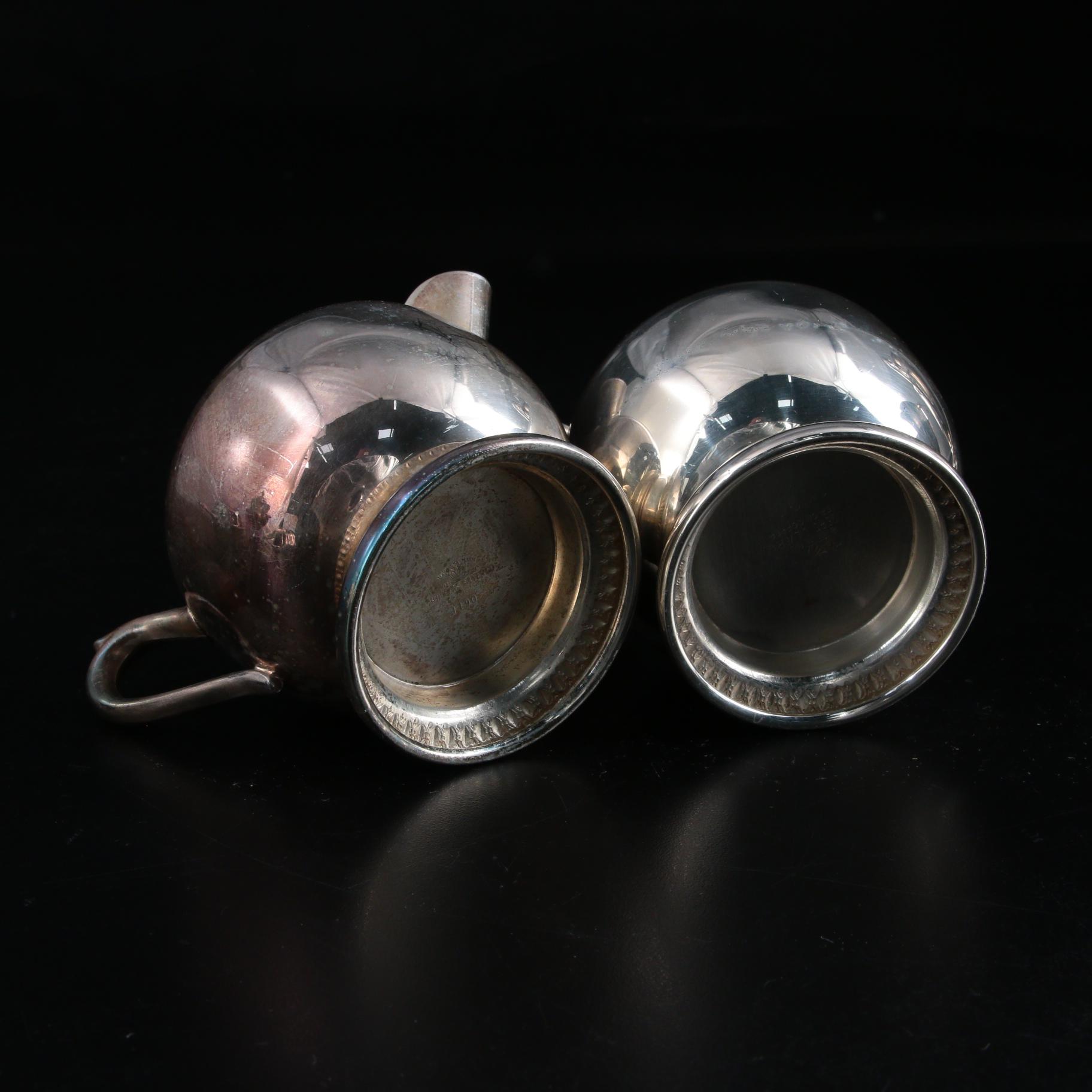 Homan Mfg. Co. Silver Plate Spooner and Other Silver Plate Tableware