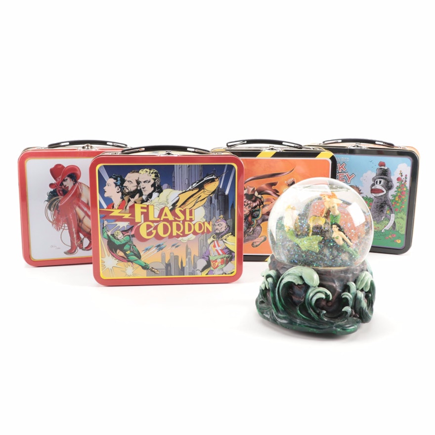 Dark Horse Comics Inc. "The Ring of the Nibelung" Water Globe and Lunchboxes