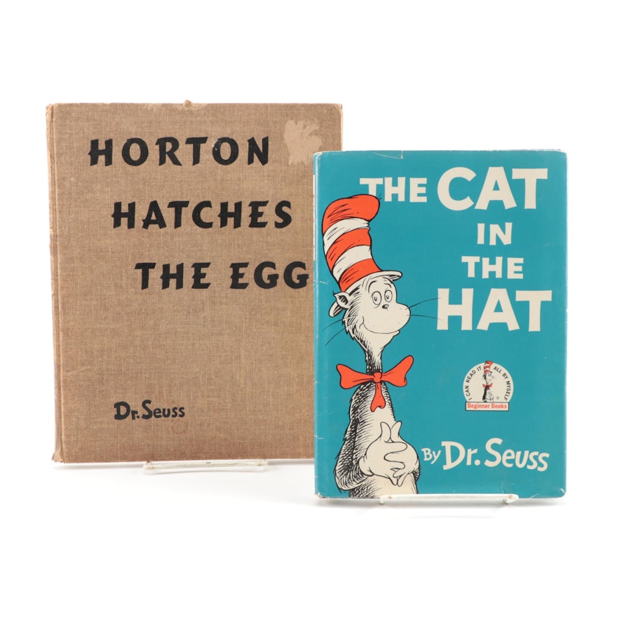 "The Cat in the Hat" and "Horton Hatches the Egg" First Editions