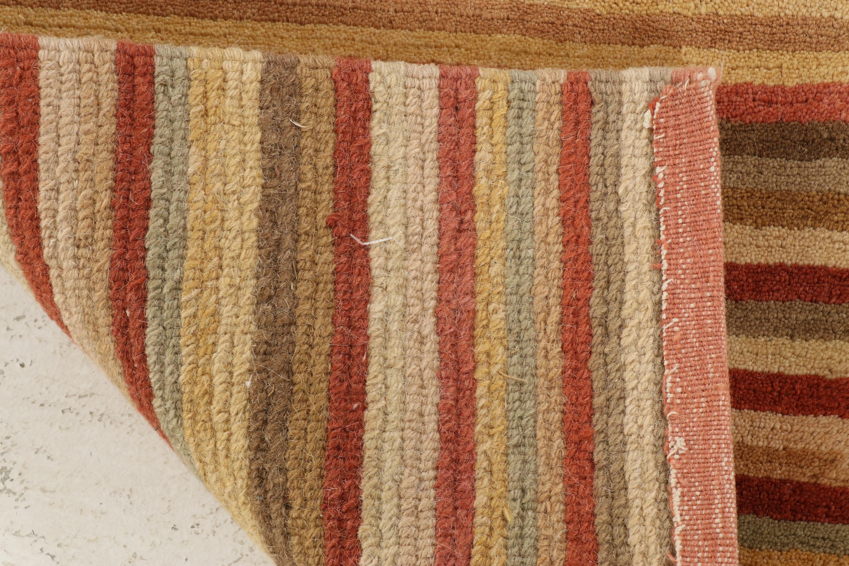 1'6 x 2' Hand-Knotted Tibetan Carpet Sample Accent Rugs