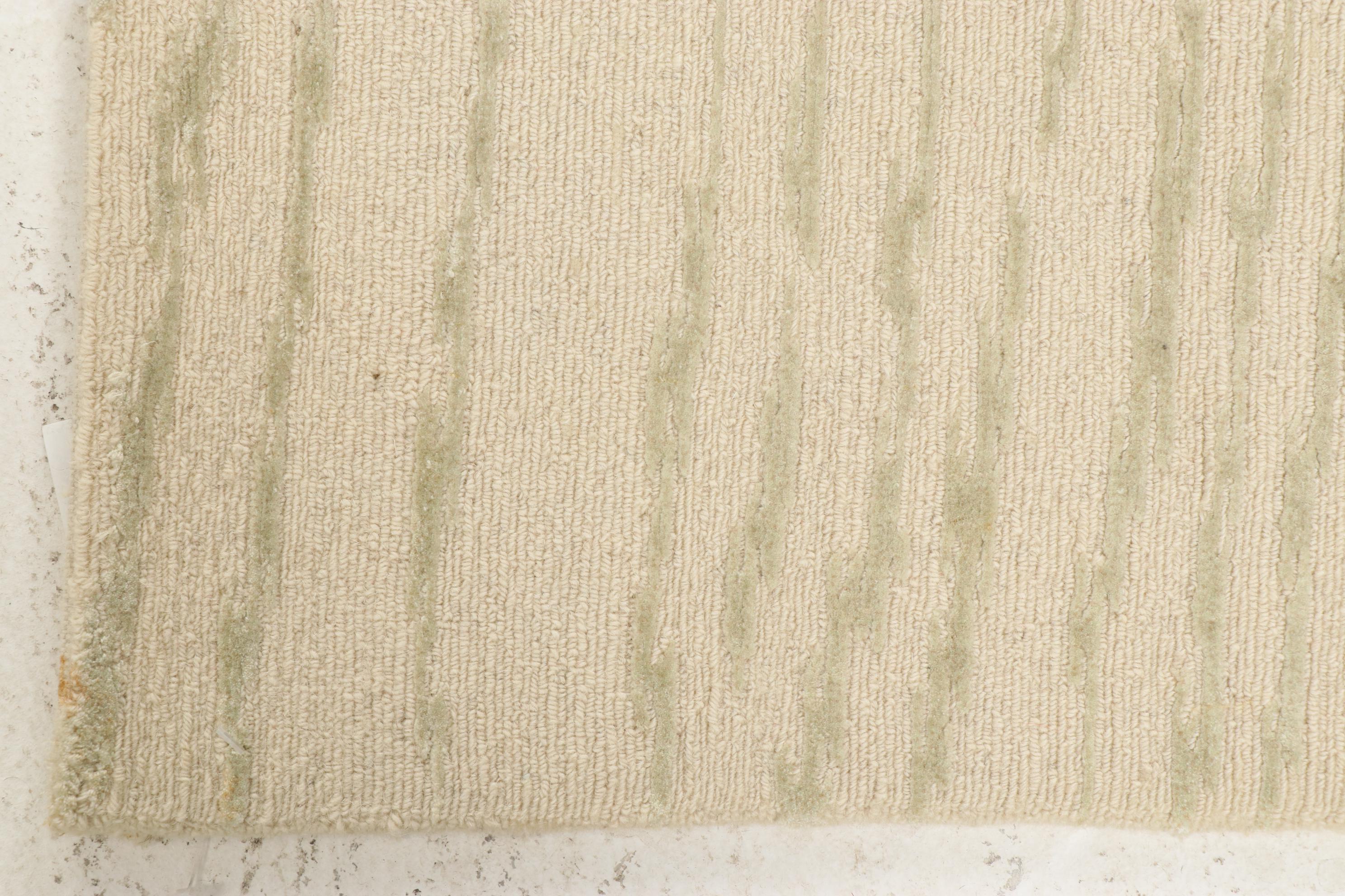 1'6 x 2' Hand-Knotted Tibetan Carpet Sample Accent Rugs