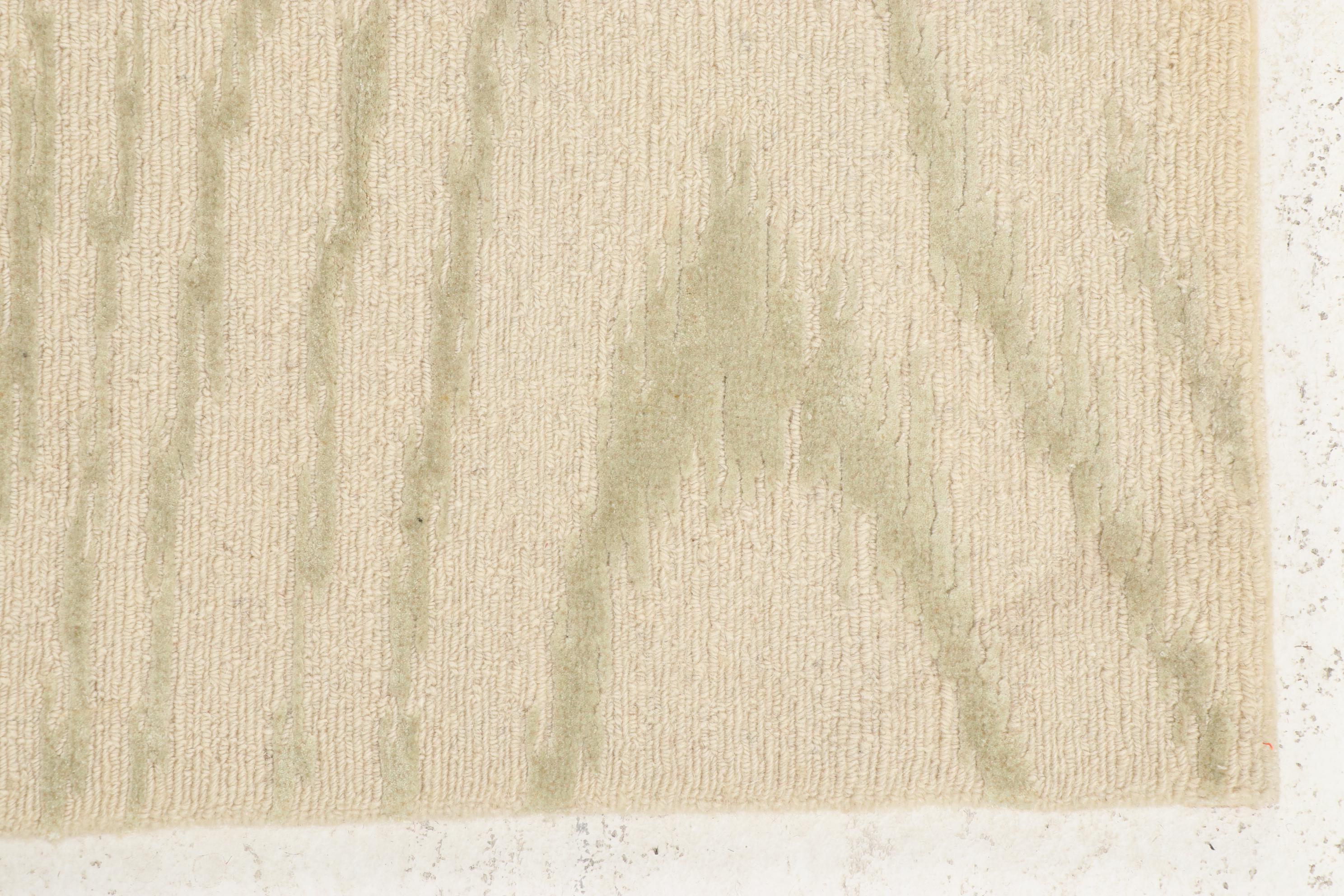 1'6 x 2' Hand-Knotted Tibetan Carpet Sample Accent Rugs