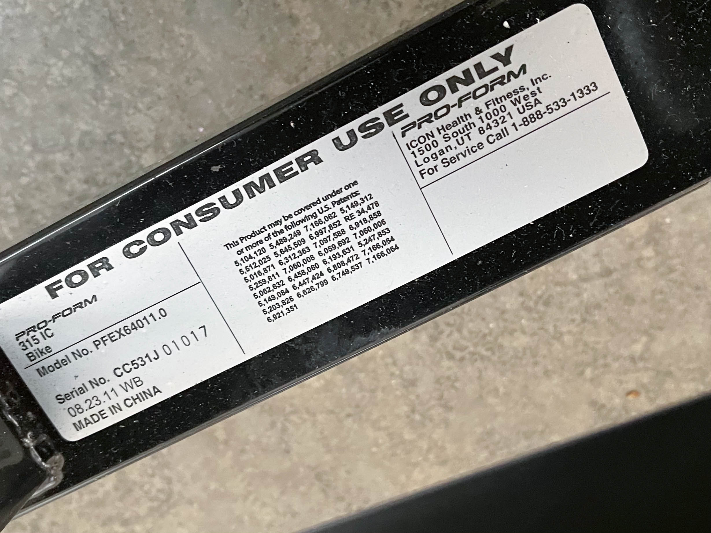 Pro-Form Exercise Bike