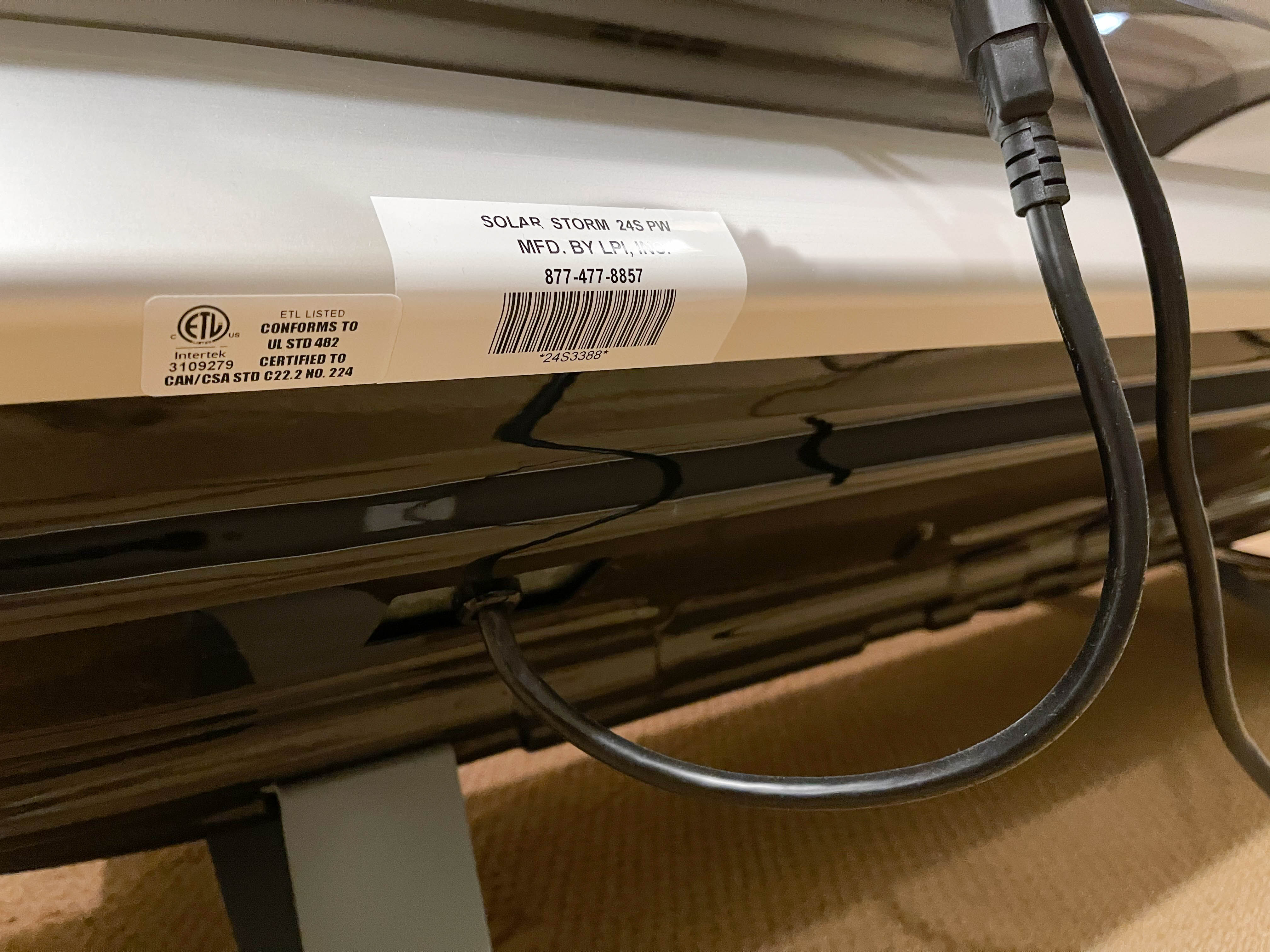 Wolff System Solar Storm 245 Tanning Bed