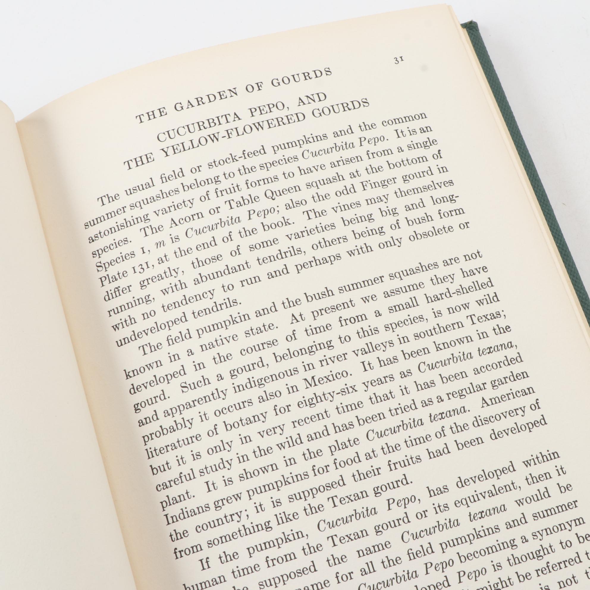 "The Garden of Gourds" by L. H. Bailey and More Vegetable Gardening Books