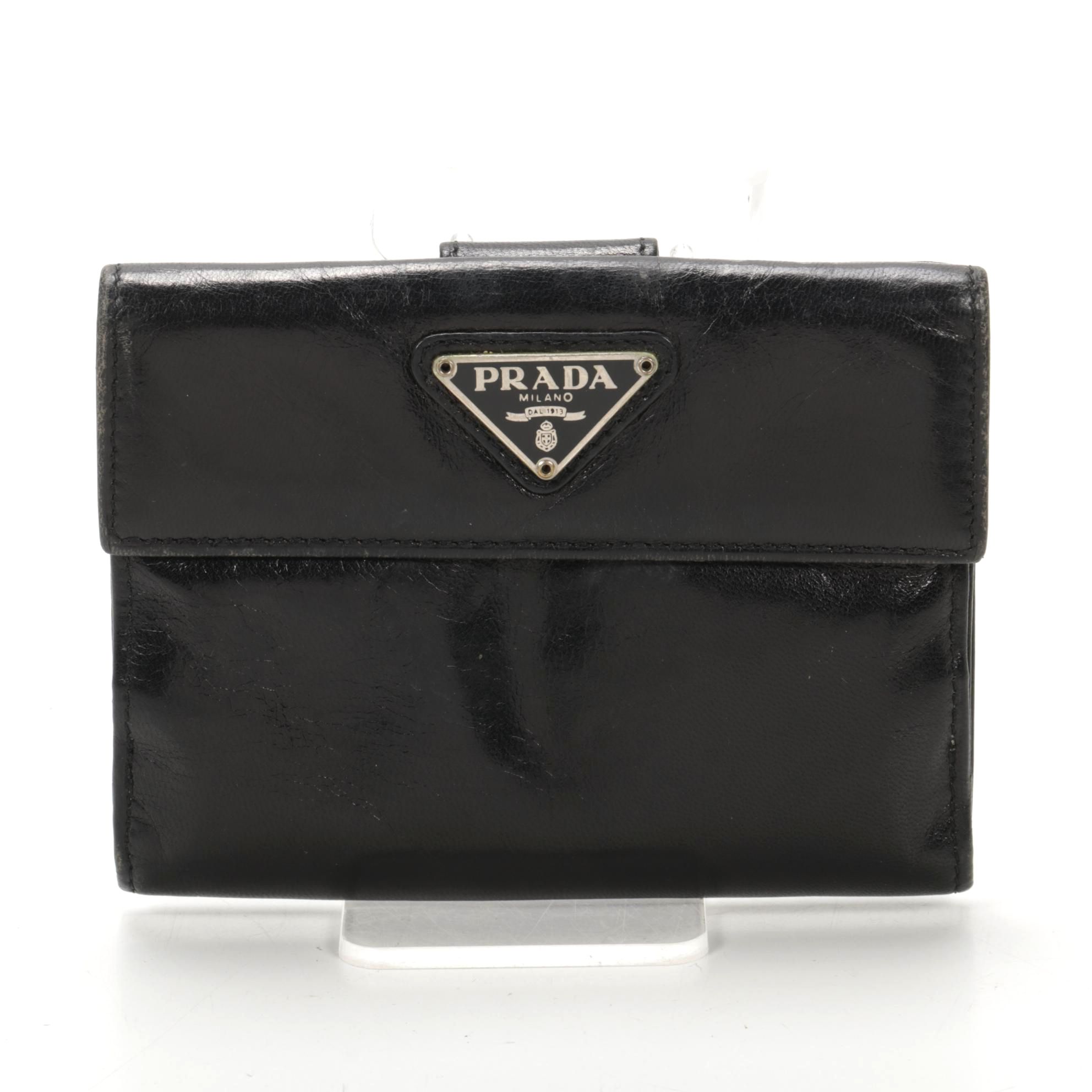 Prada Leather Bifold Wallet