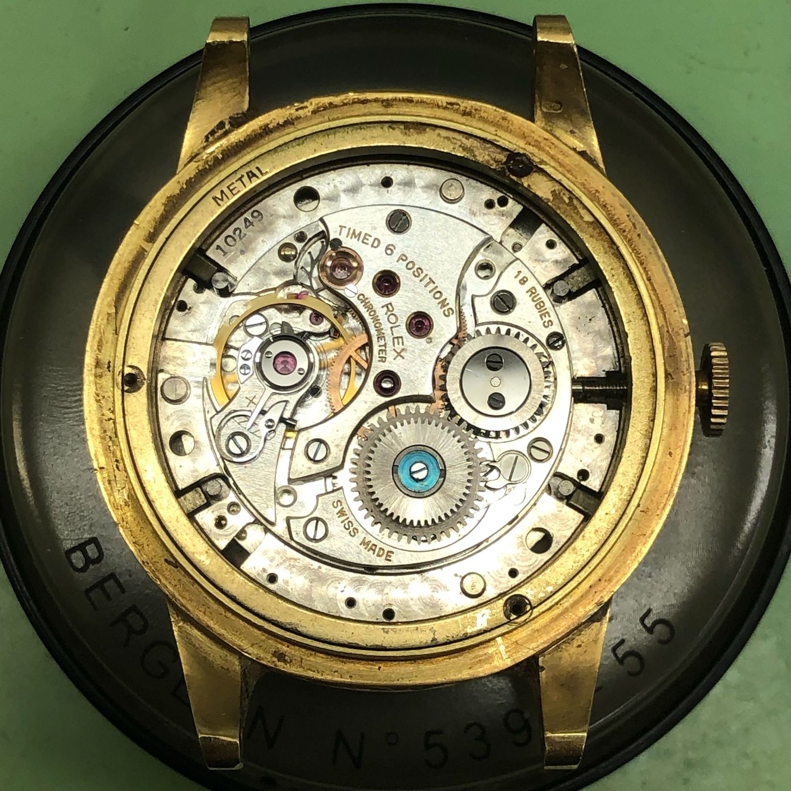 1952 Rolex "Padellone" Triple Date Moonphase 18K Gold Automatic Watch