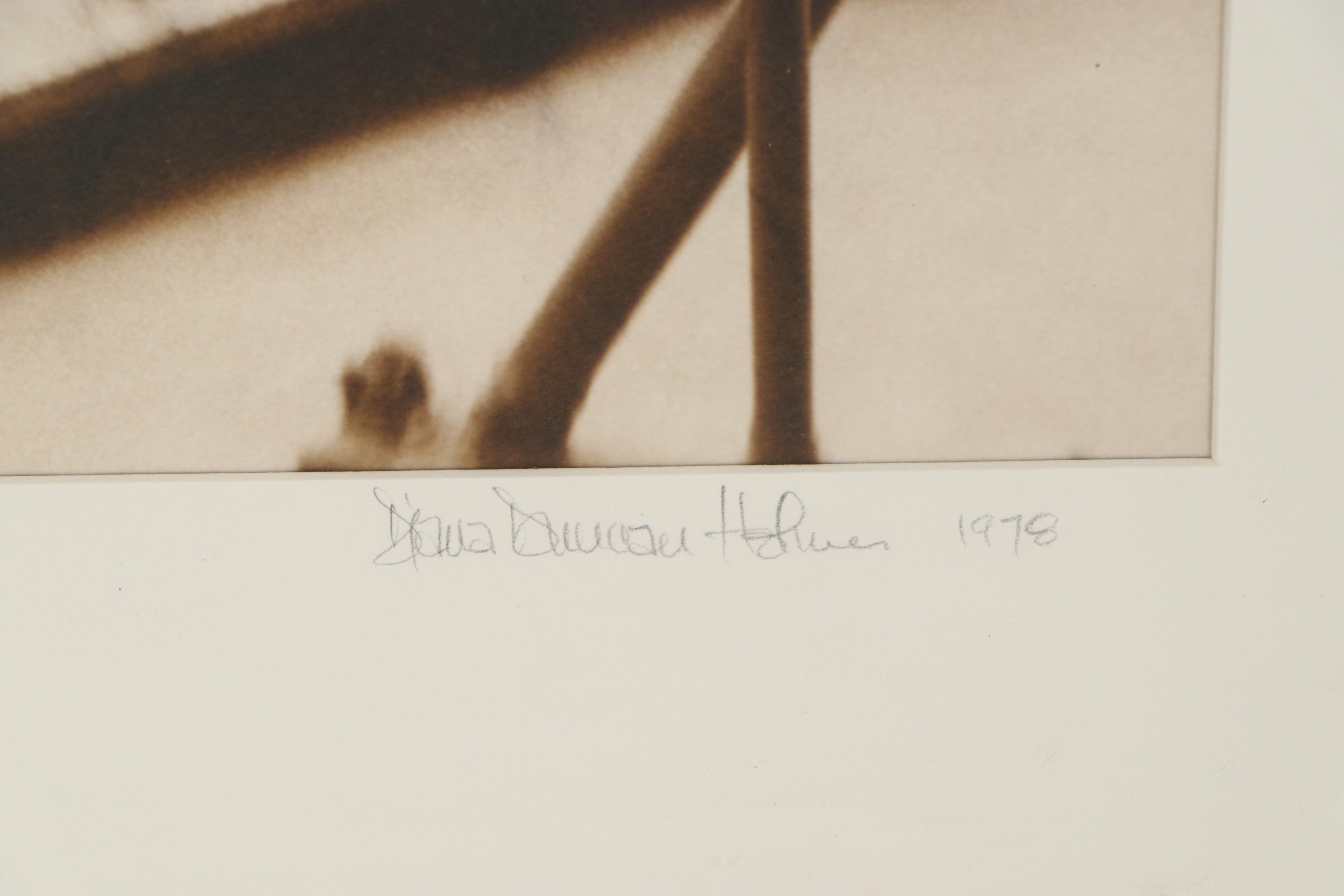 Diana Duncan Holmes Sepia-Toned Silver Print "Equas Fantasy," 1978