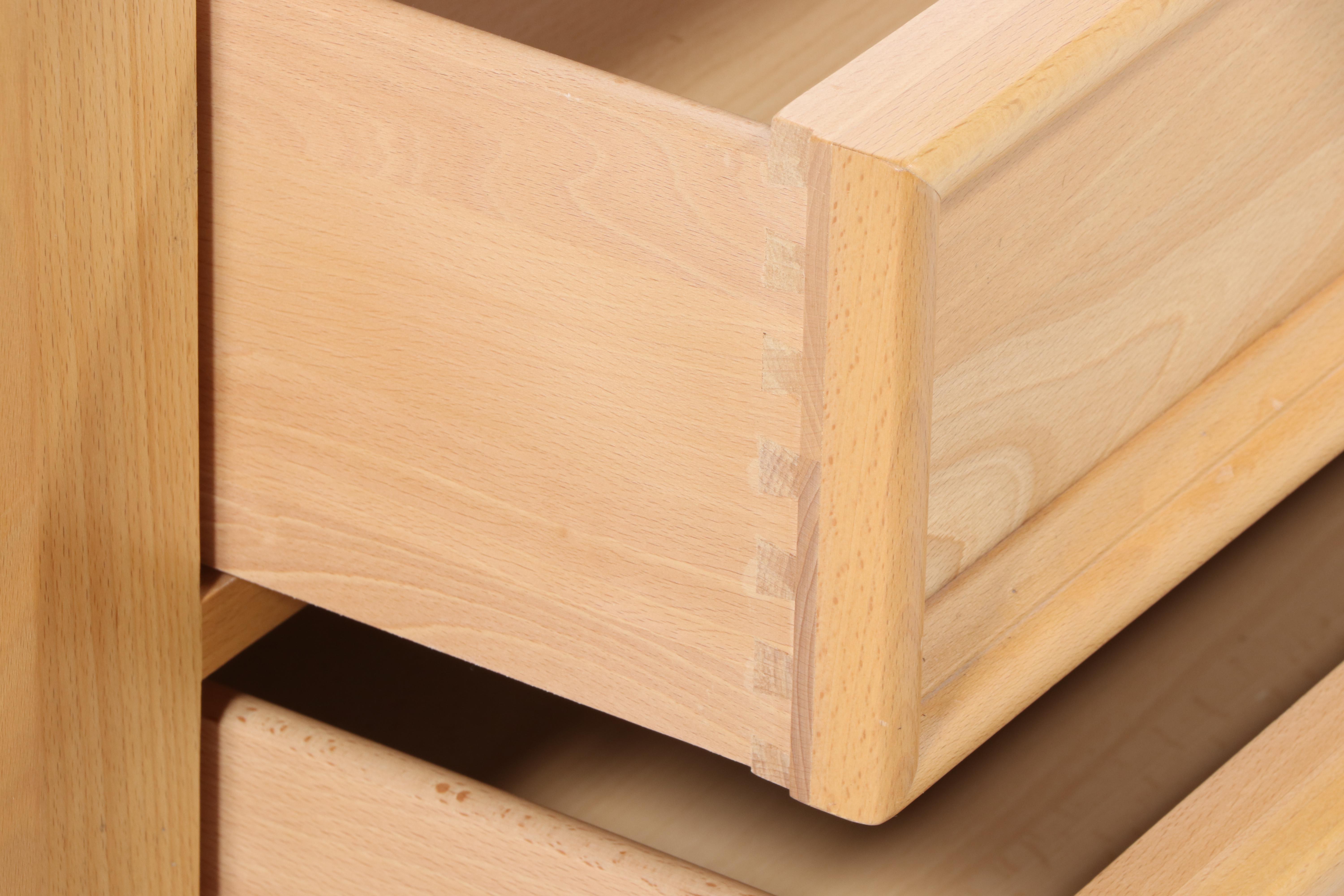 Stanley Furniture "Young America" Beech Full Size Bed Frame with Storage