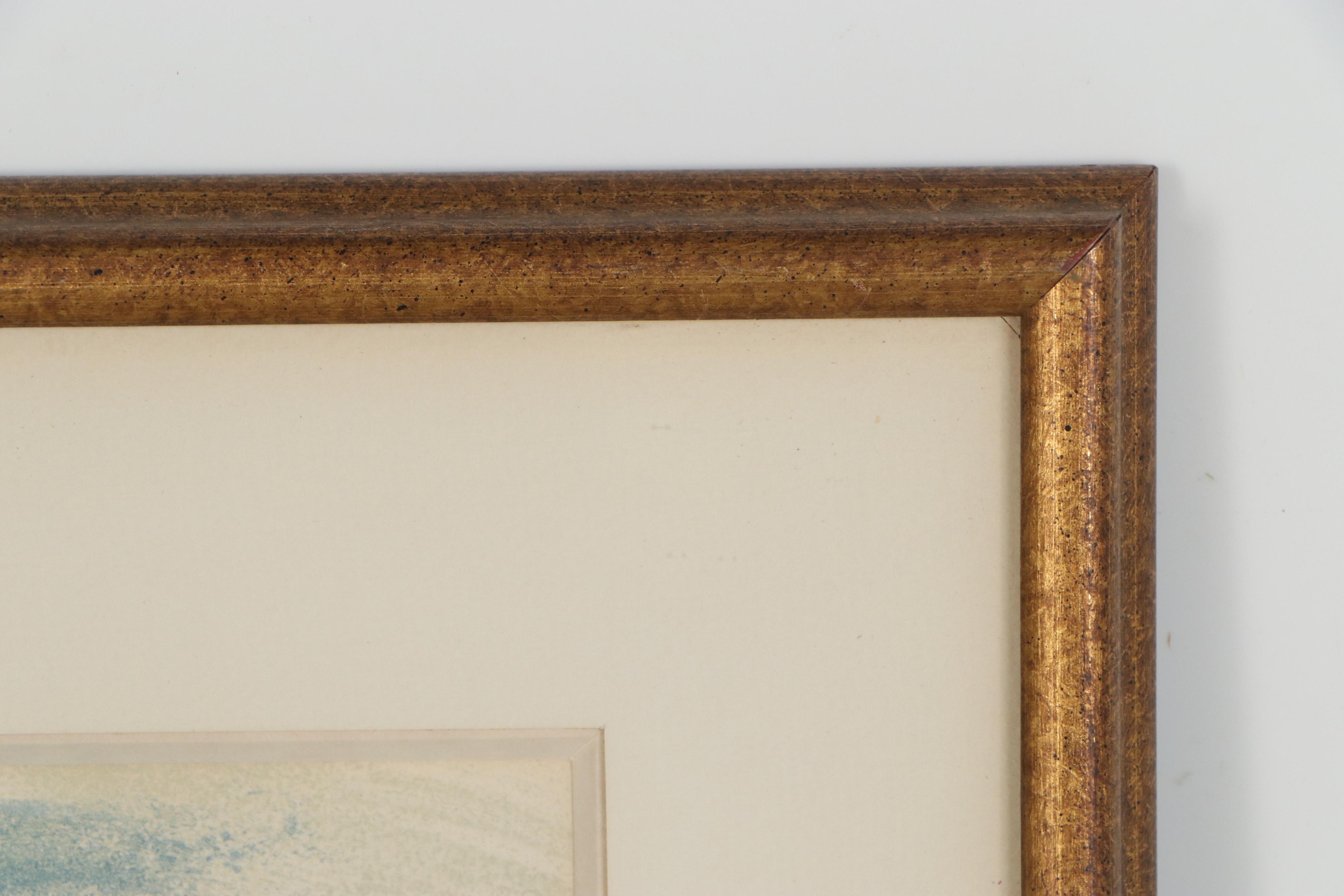 Marc Chagall Color Lithograph "Carte de Voeux Amié Maeght," 1960