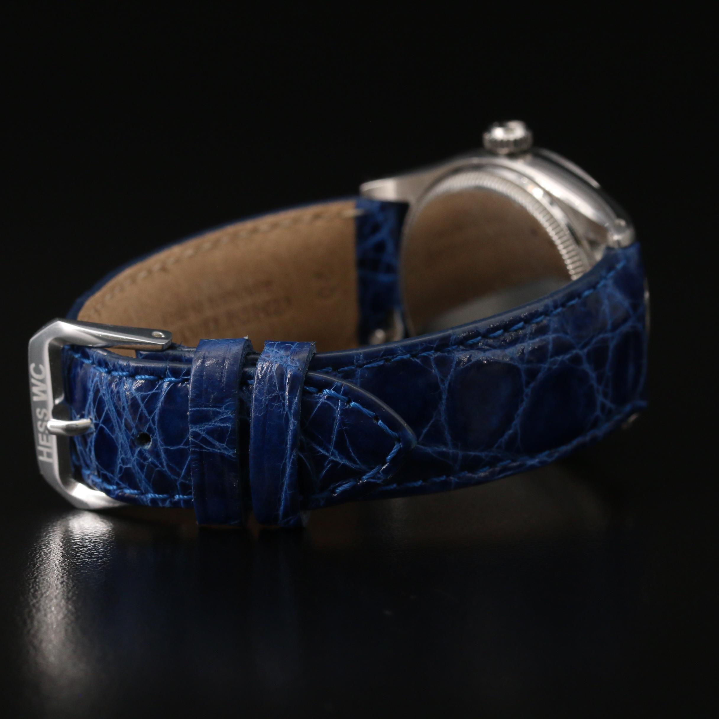 1953 Rolex Oysterdate Honeycomb Dial Stainless Steel Stem Wind Watch