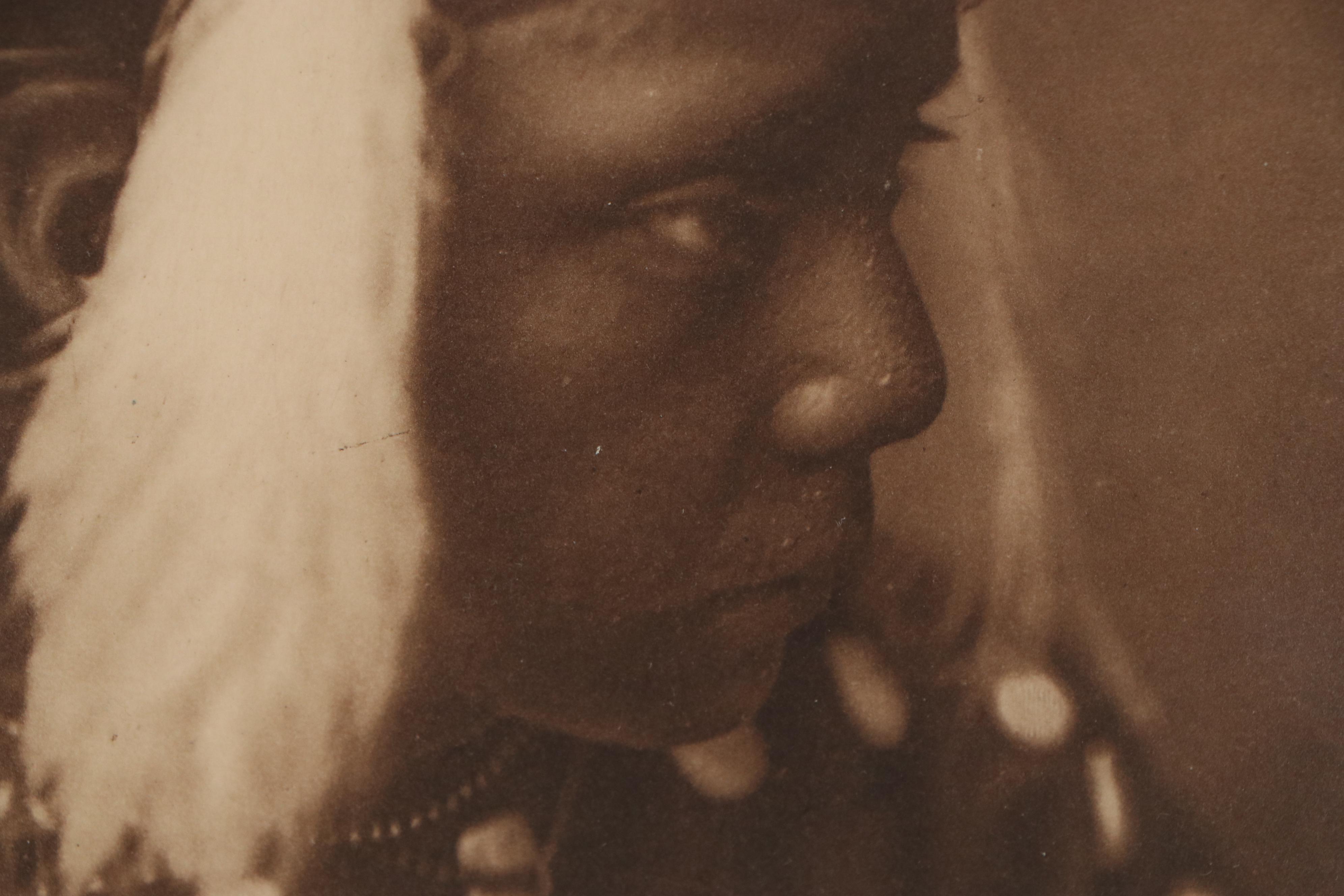 Photogravure after Edward S. Curtis "Red Cloud's Granddaughter"