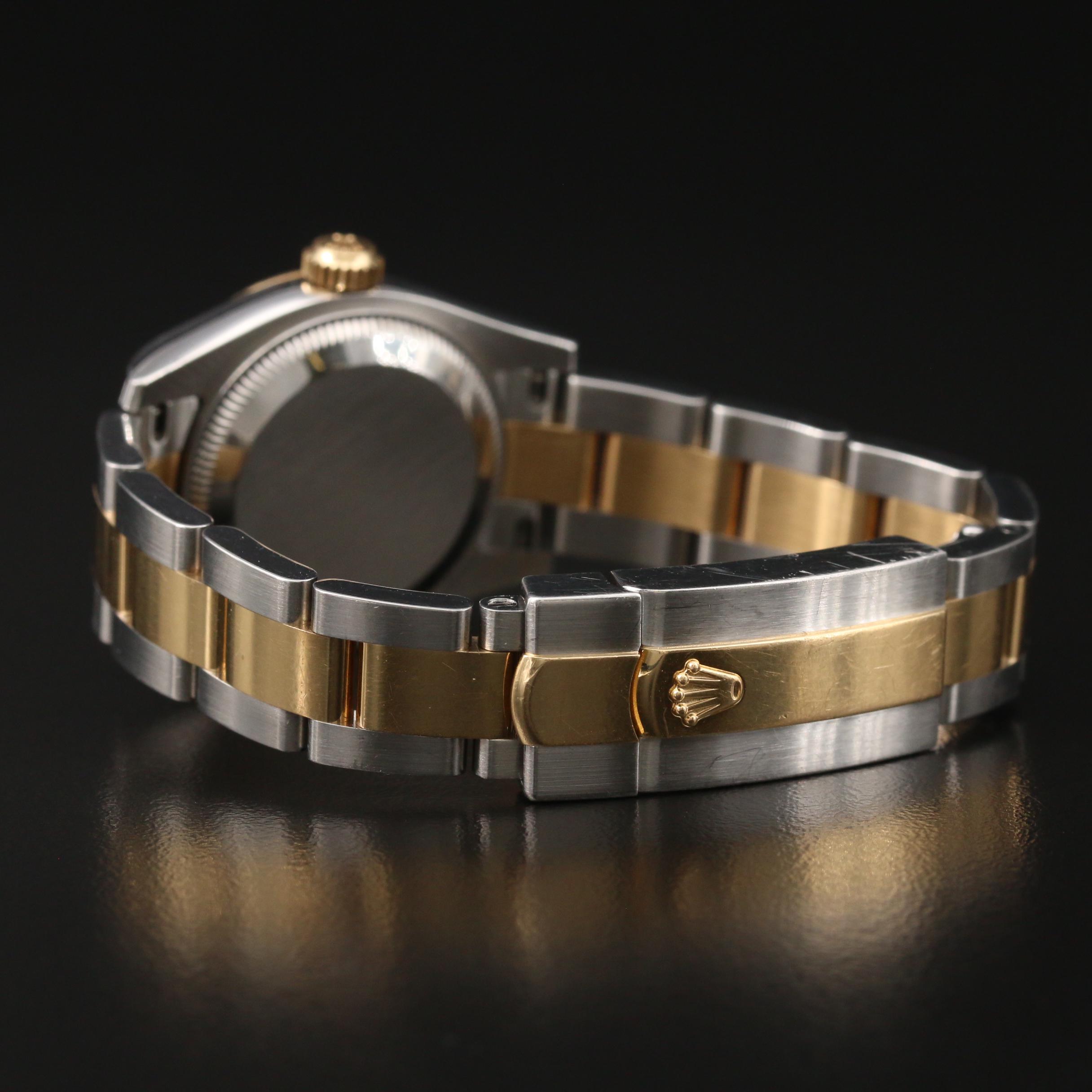 Rolex Datejust 18K Yellow Gold and Stainless Steel Automatic Watch