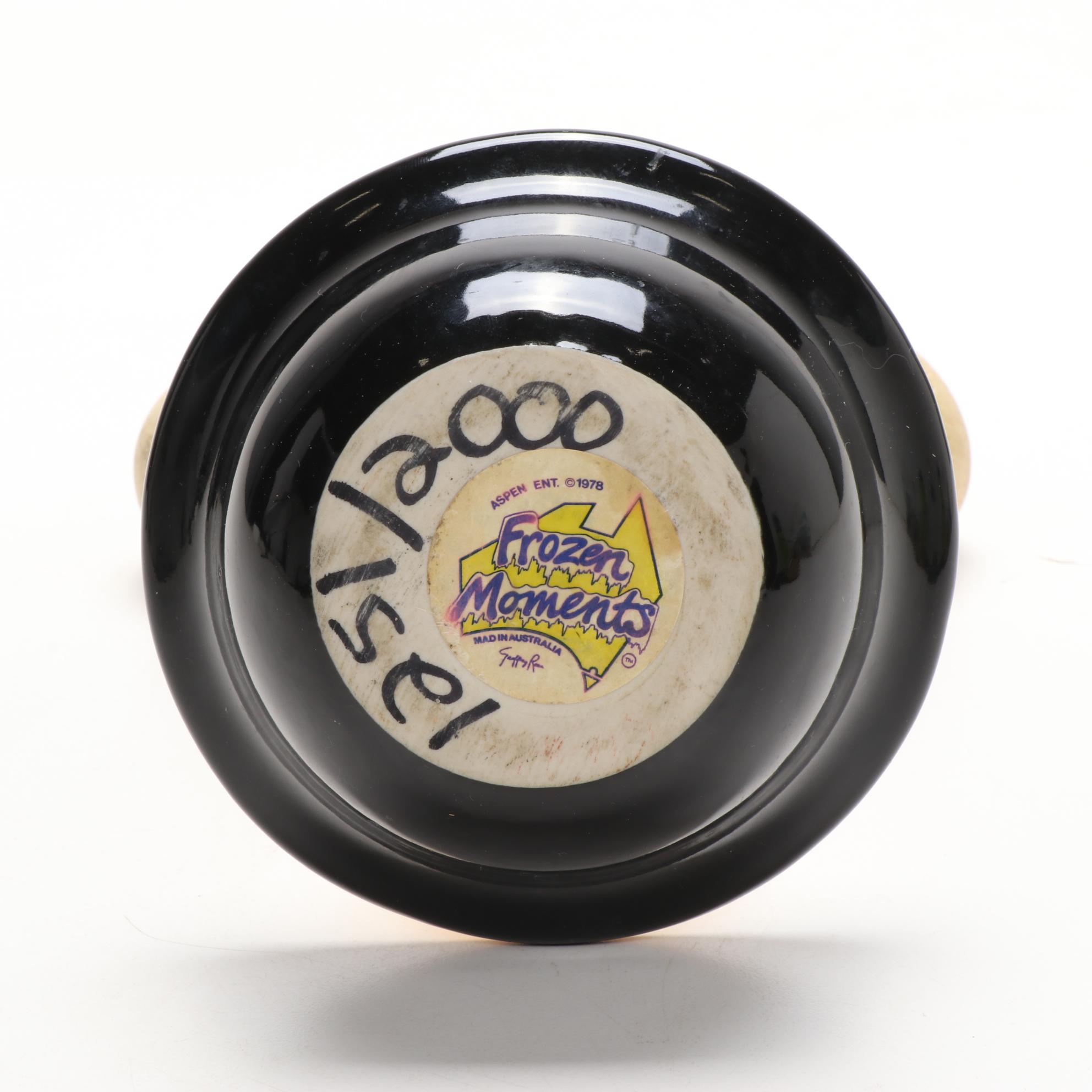 Frozen Moments by Geoffrey Rose "Breaking Egg" Glass Sculpture, 1978