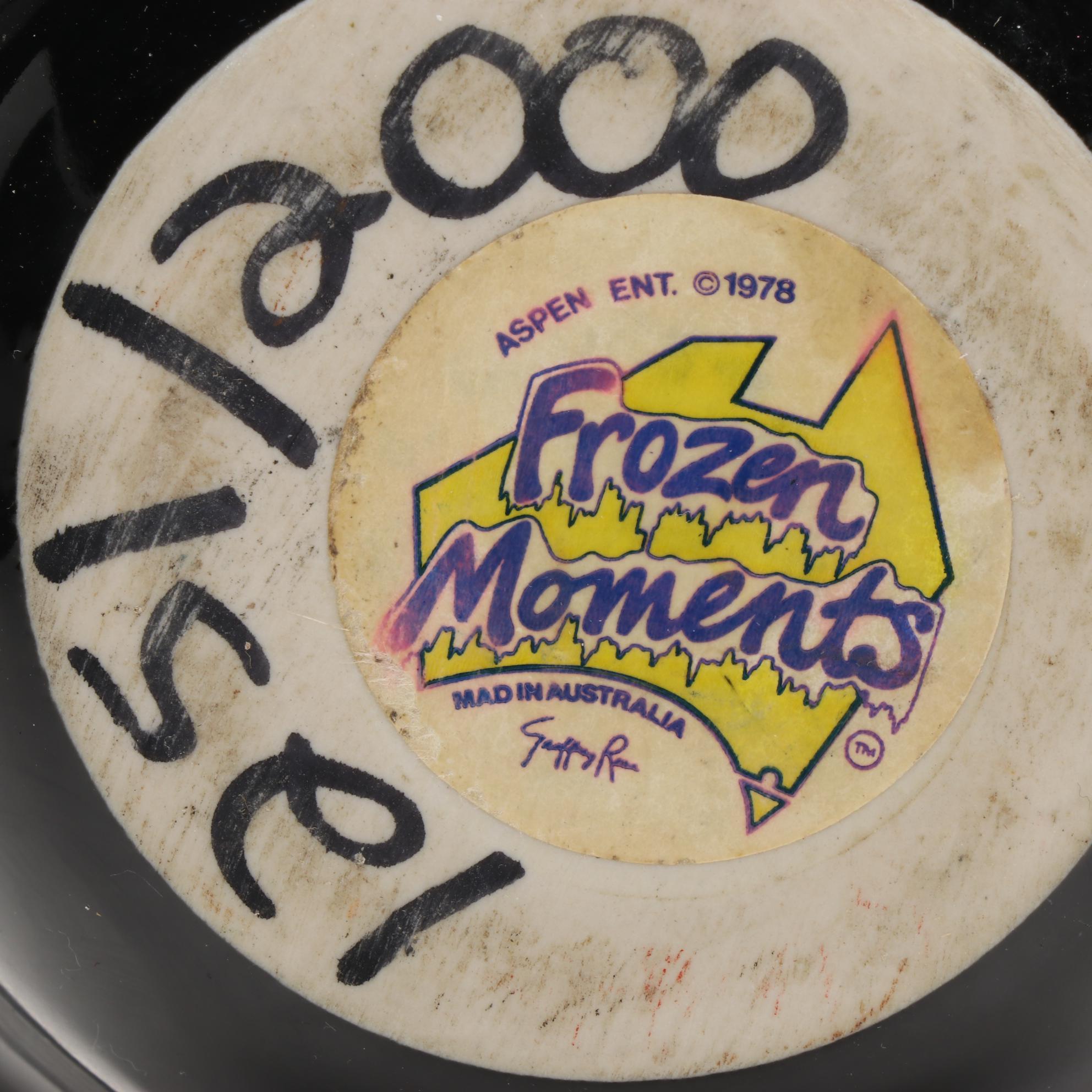 Frozen Moments by Geoffrey Rose "Breaking Egg" Glass Sculpture, 1978