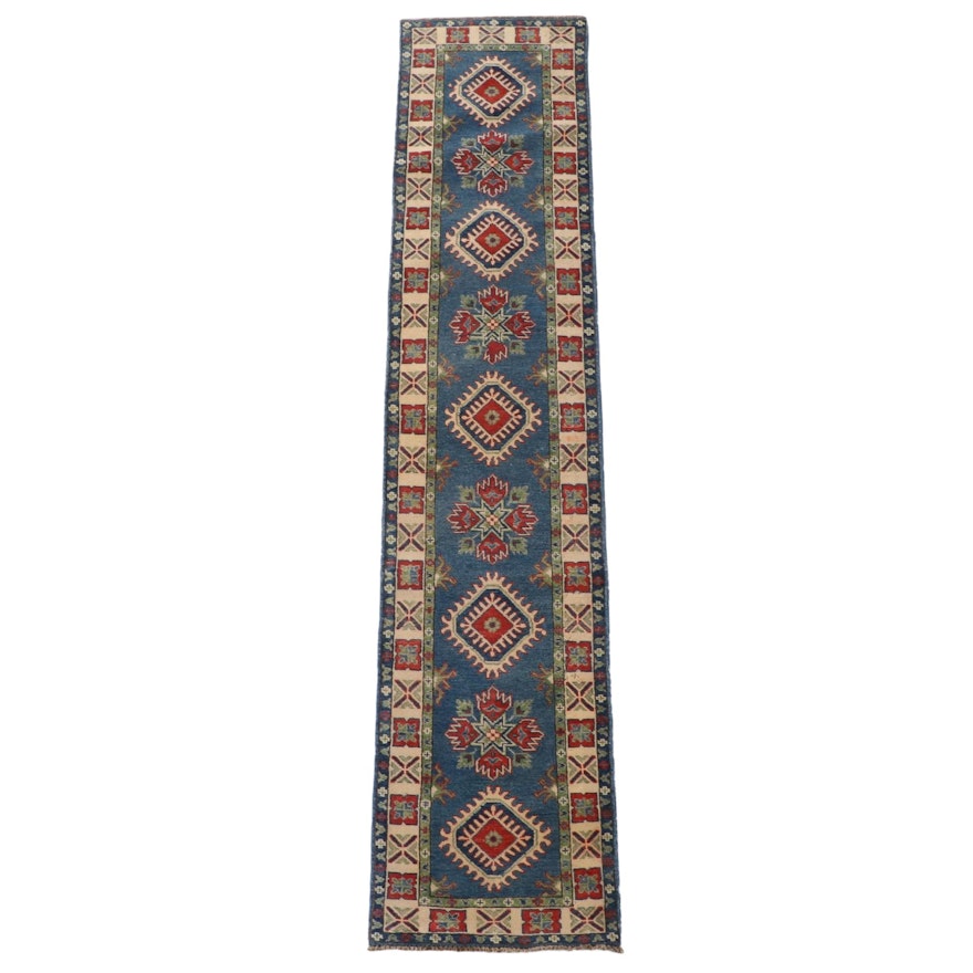 2'0 x 9'3 Hand-Knotted Caucasian Kazak Wool Carpet Runner