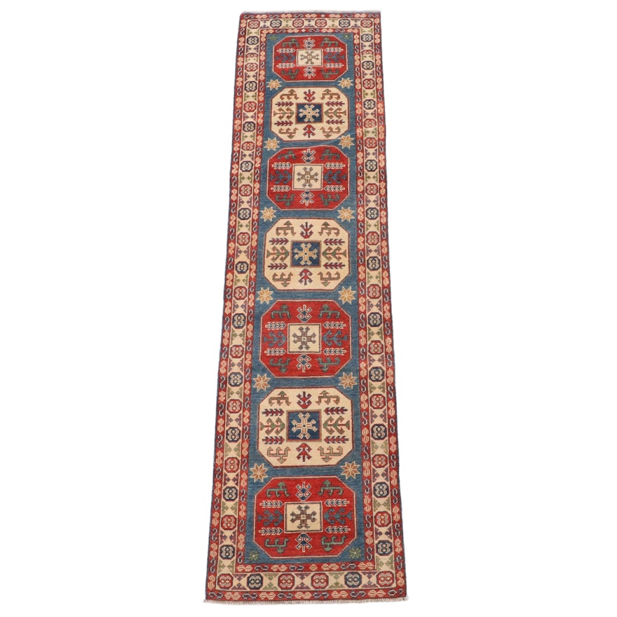 2'8 x 10'4 Hand-Knotted Turkish Anatolian Carpet Runner