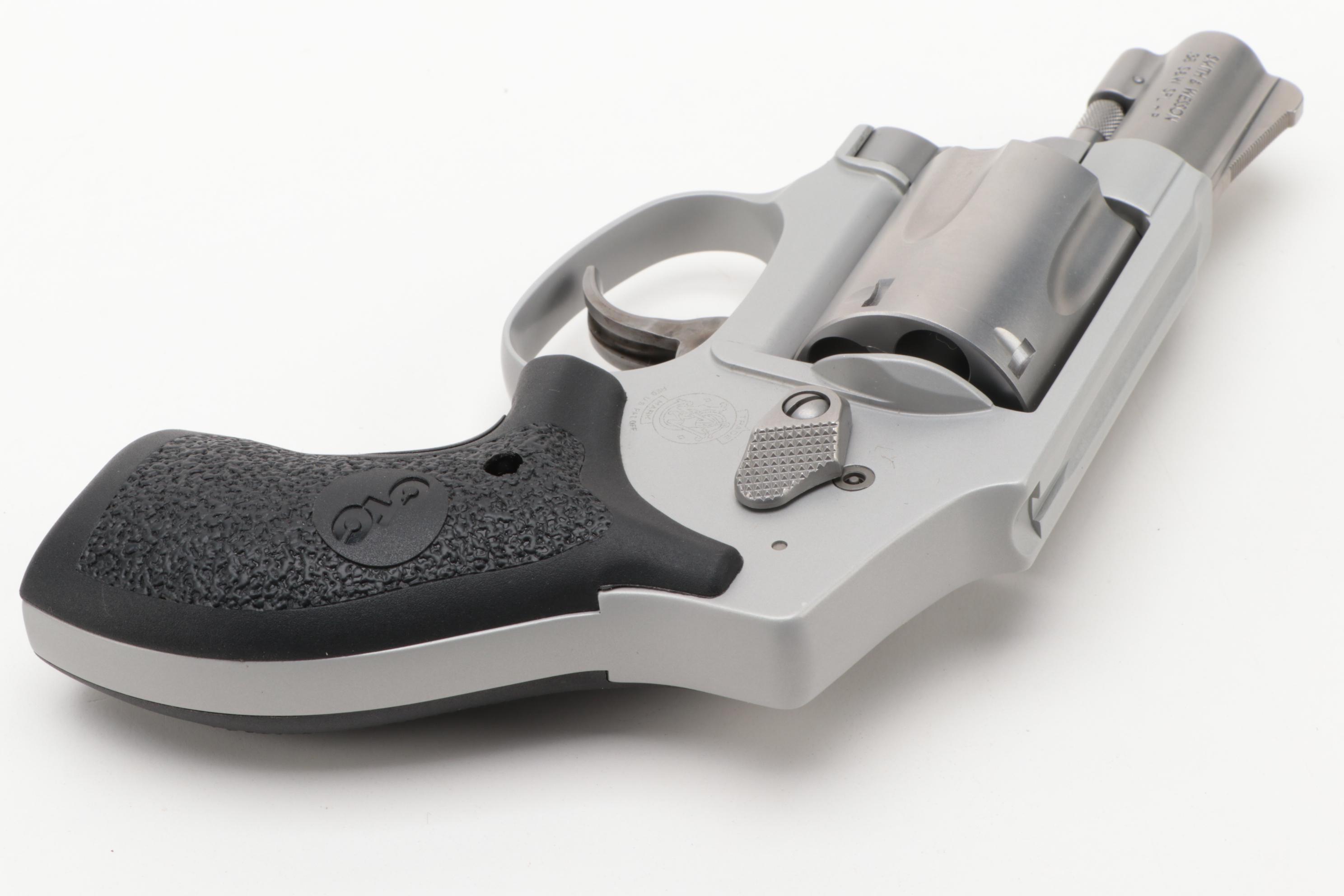 S&W Airweight .38 Hammerless Revolver With Laser Grip