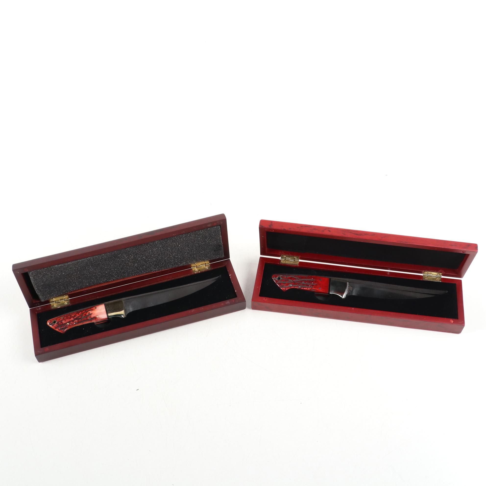 North American Fishing Club Limited Edition Collectors Knives with COA