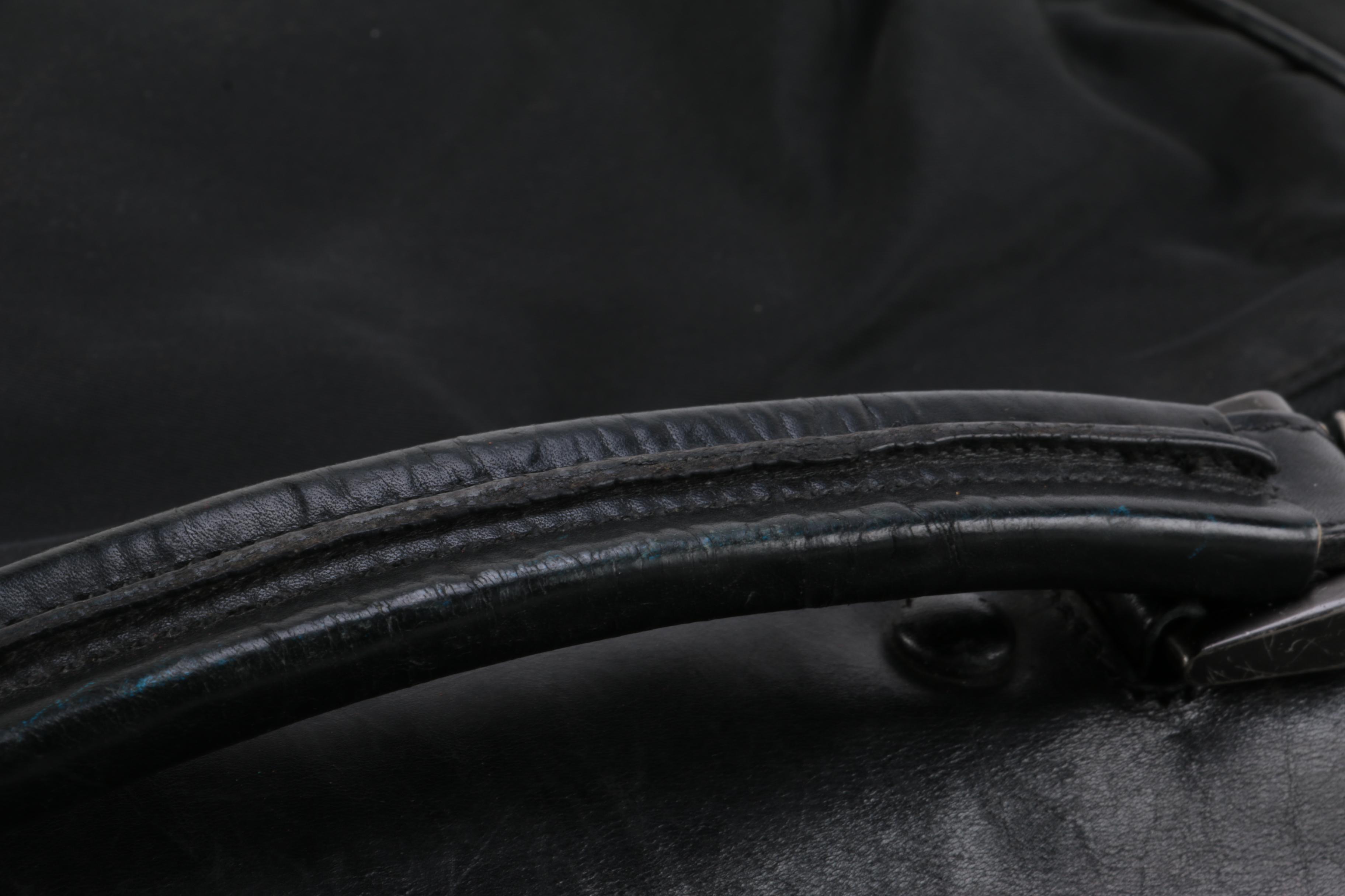 Prada Briefcase in Black Nylon and Nappa Leather