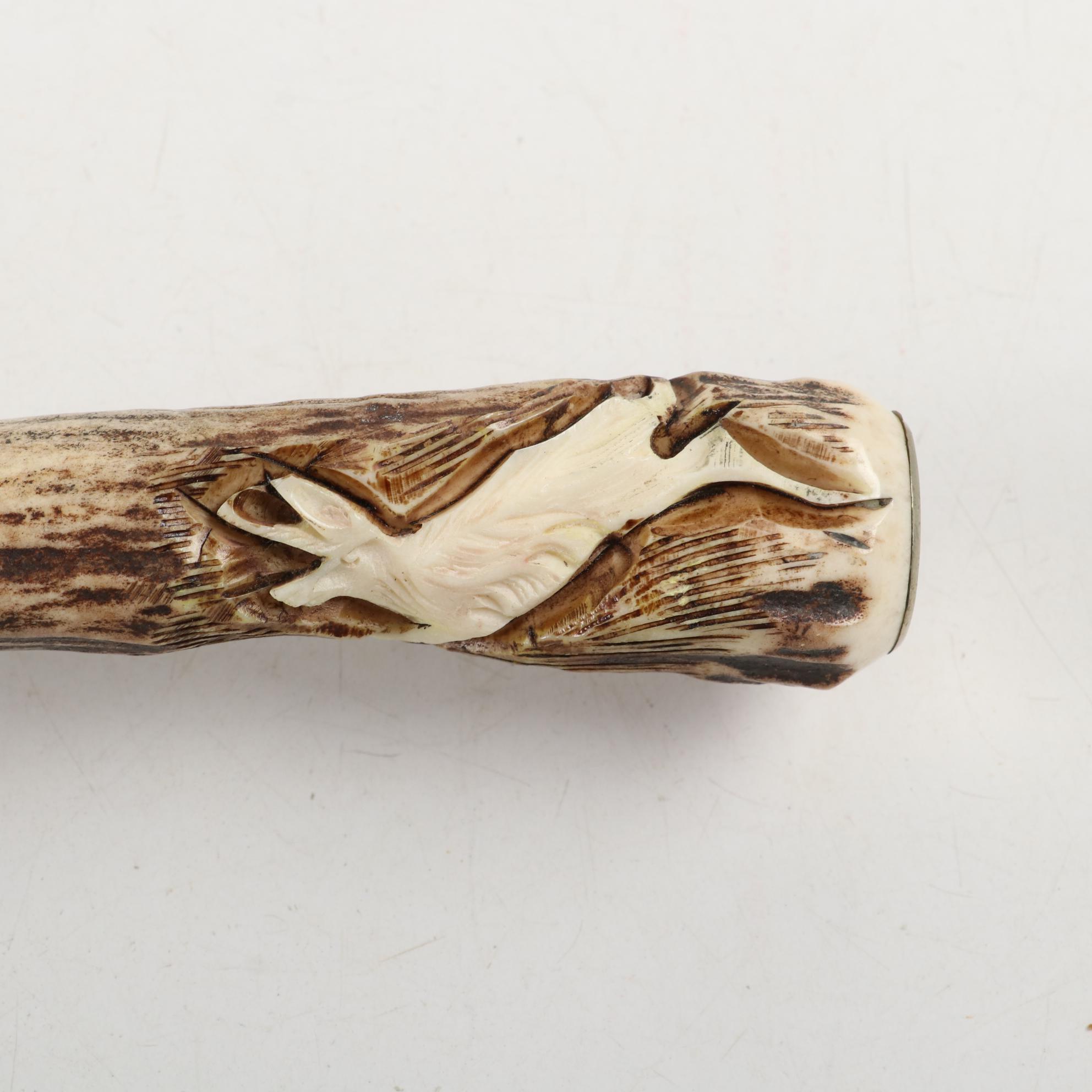 Walter Willms Three Piece Solingen Stainless Steel Carving Set, Mid-Late 20th C.