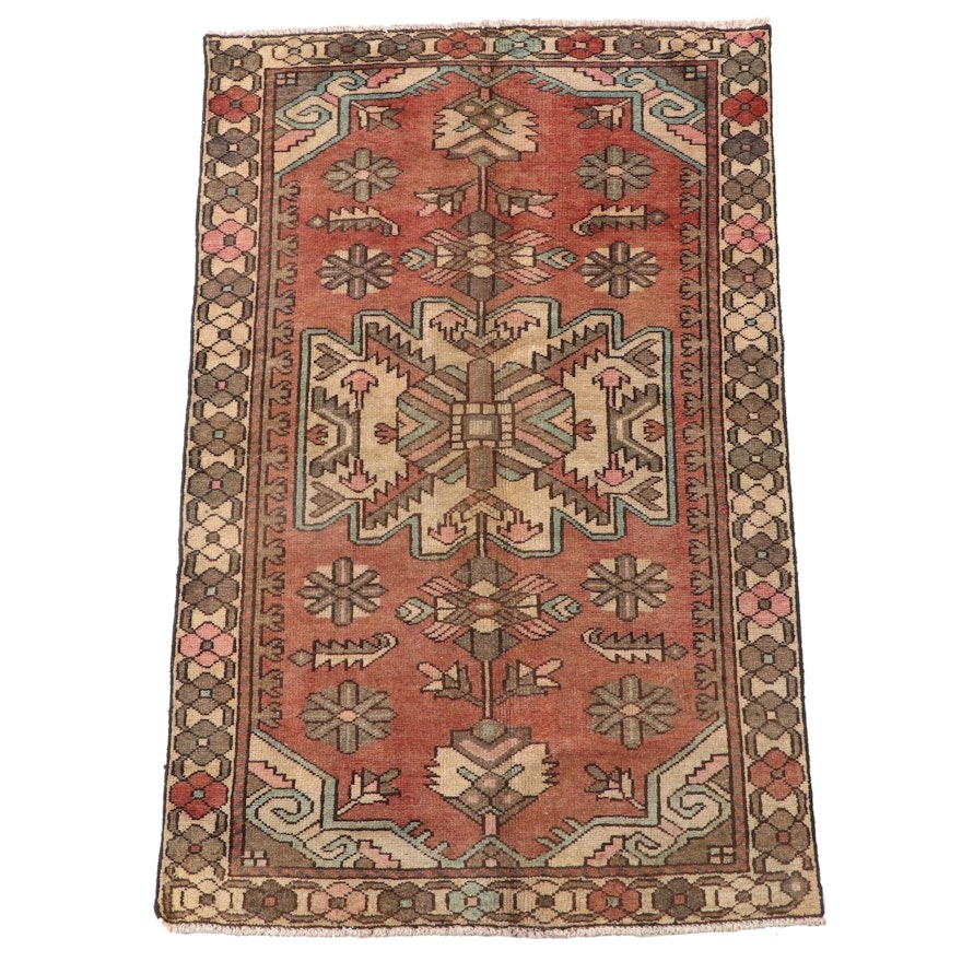 4'1 x 6'4 Hand-Knotted Northwest Persian Wool Area Rug