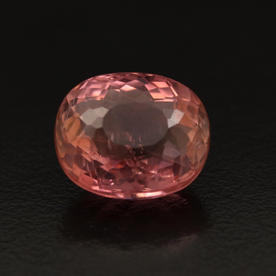 Loose 8.80 CT Cushion Faceted Tourmaline