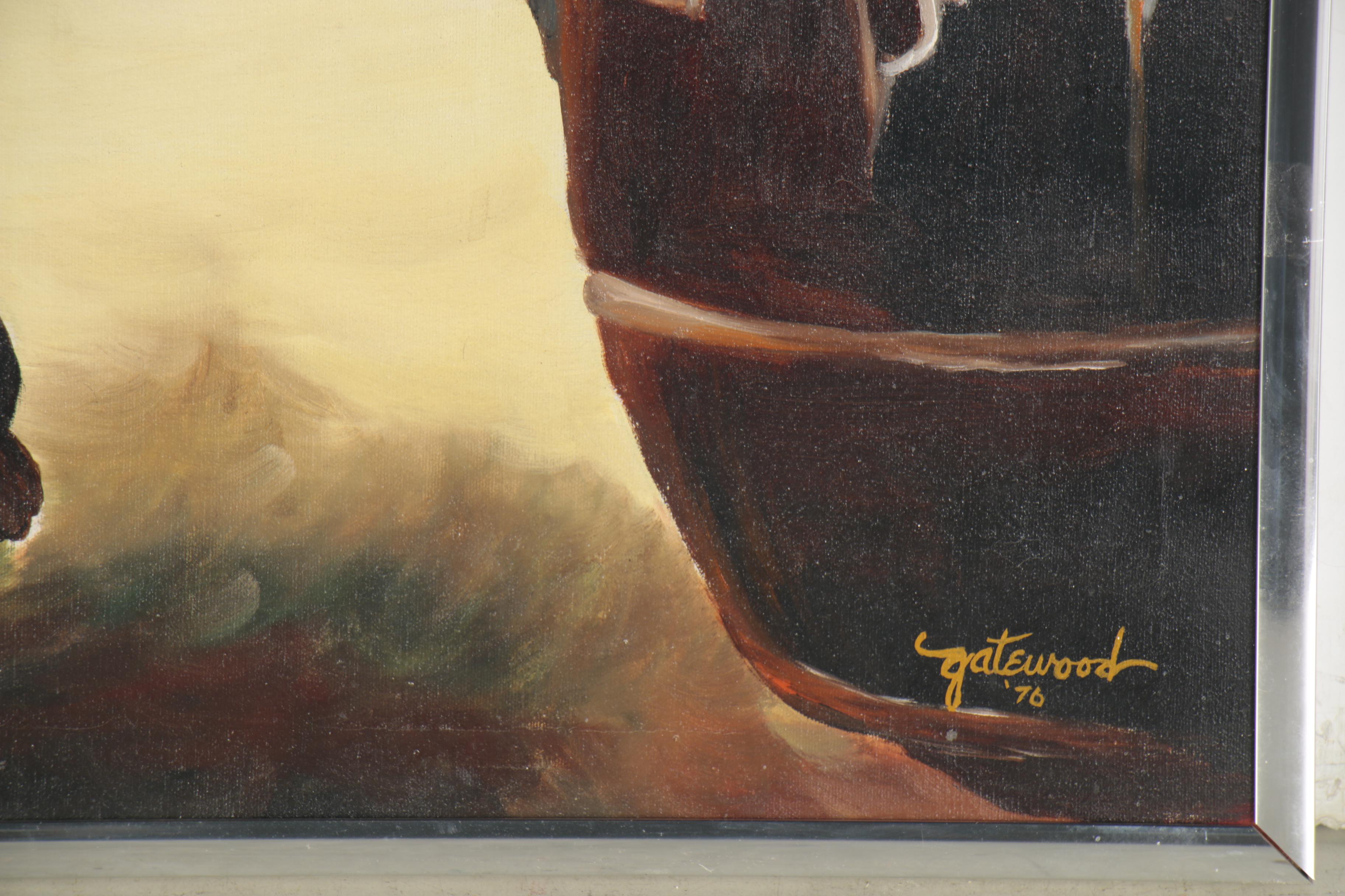 Alice Gatewood Waddell Oil Painting after Thomas Hart Benton