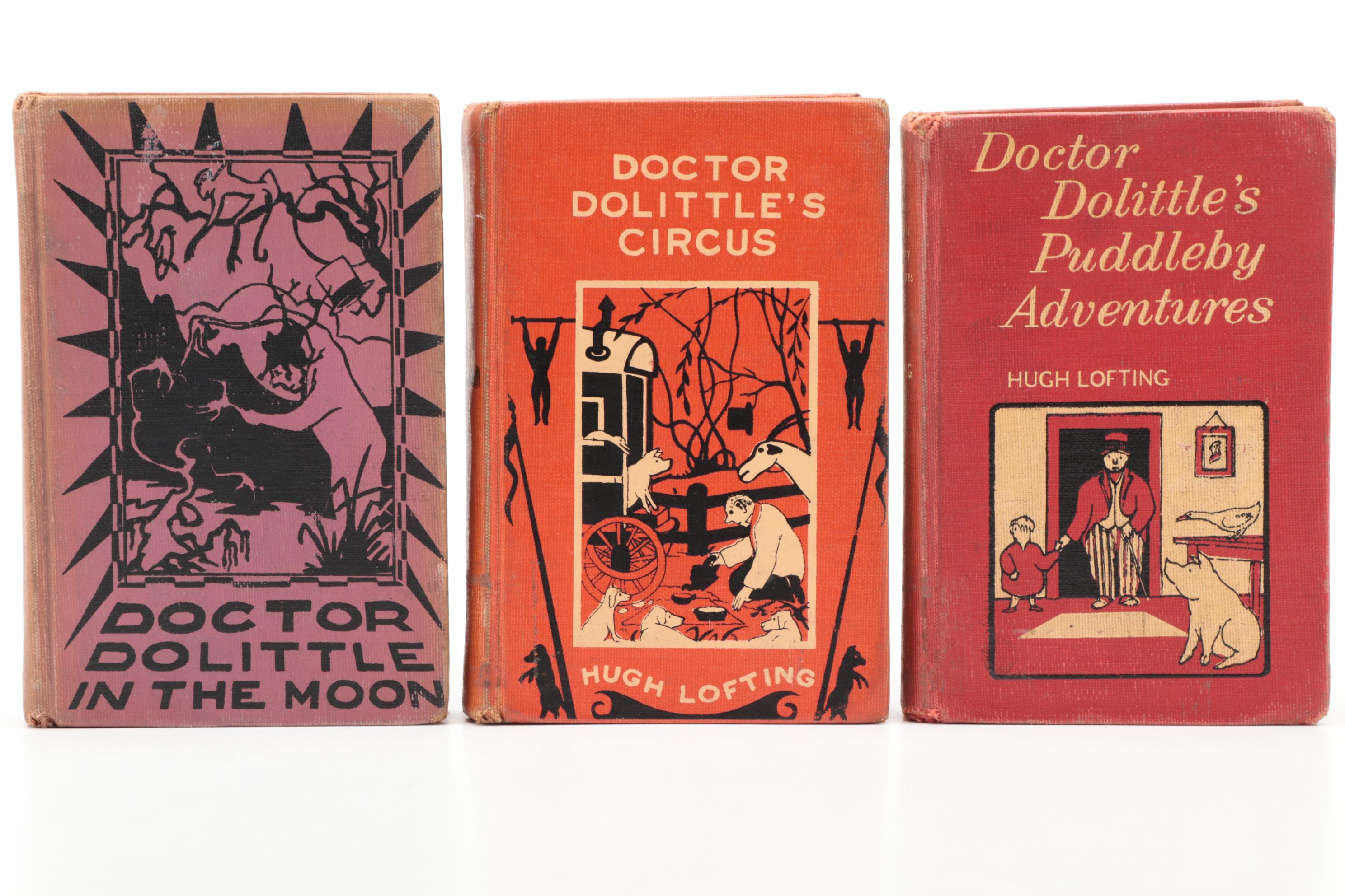 Collection of  "Doctor Dolittle" Novels by Hugh Lofting, 1950s