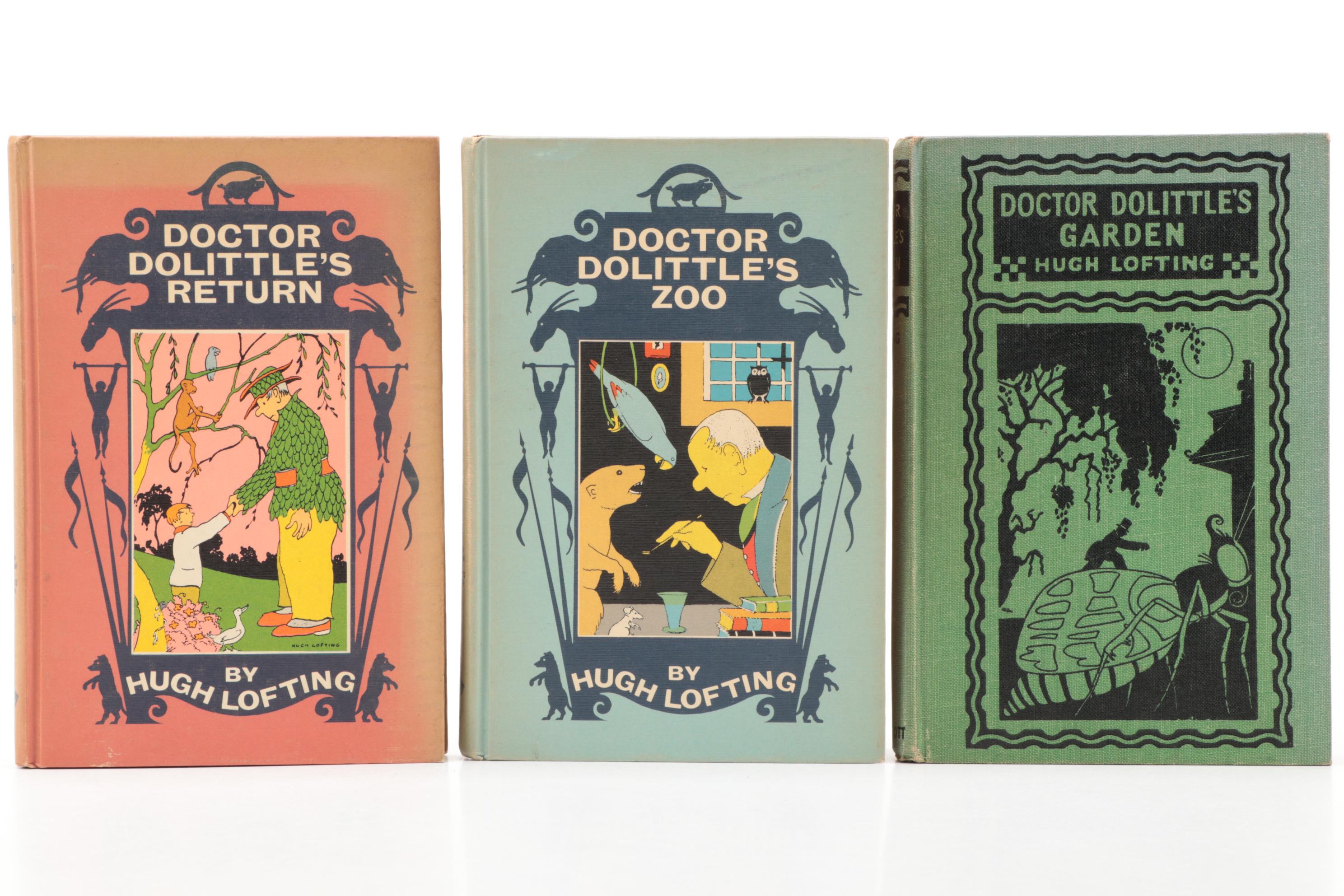 Collection of  "Doctor Dolittle" Novels by Hugh Lofting, 1950s