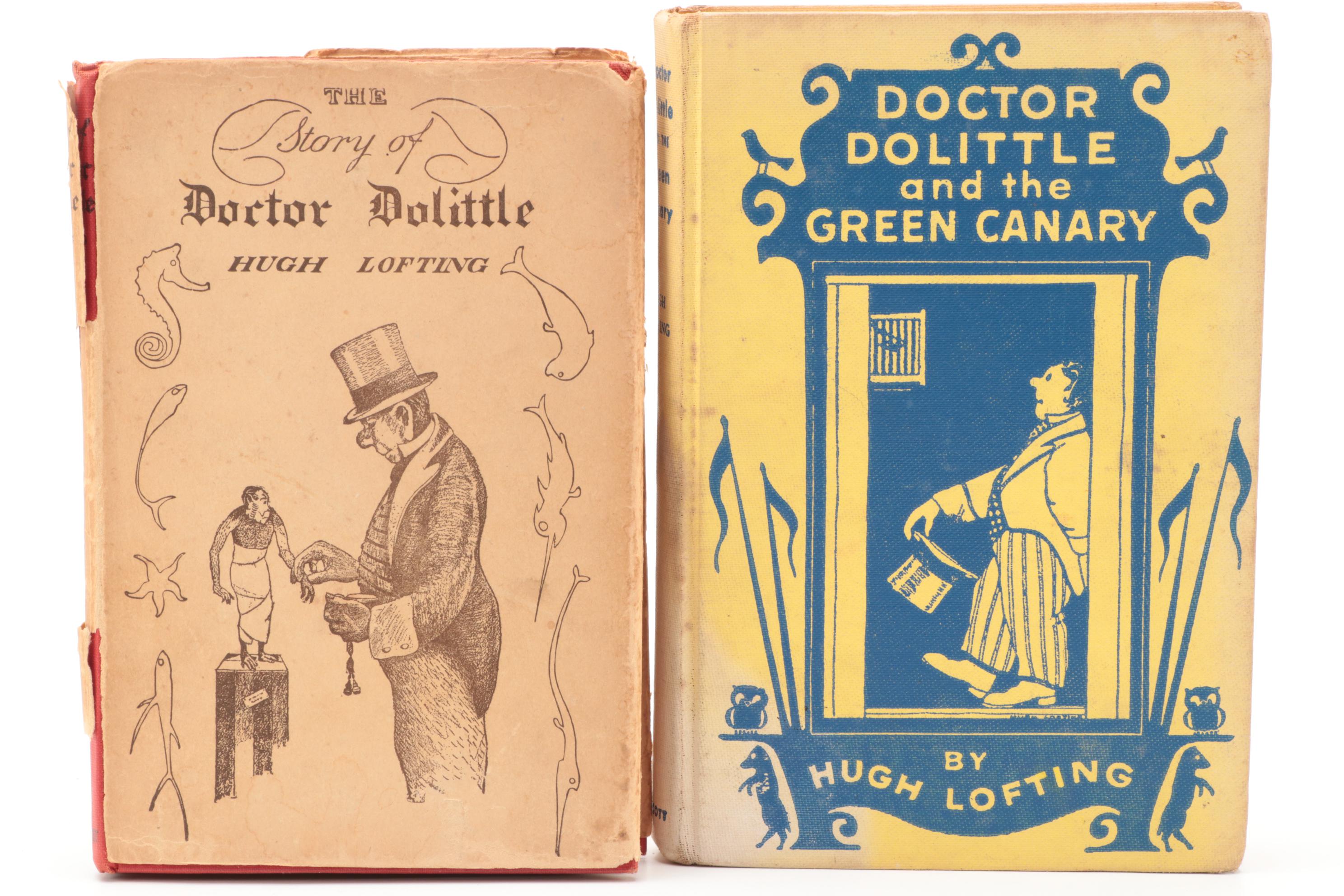 Collection of  "Doctor Dolittle" Novels by Hugh Lofting, 1950s