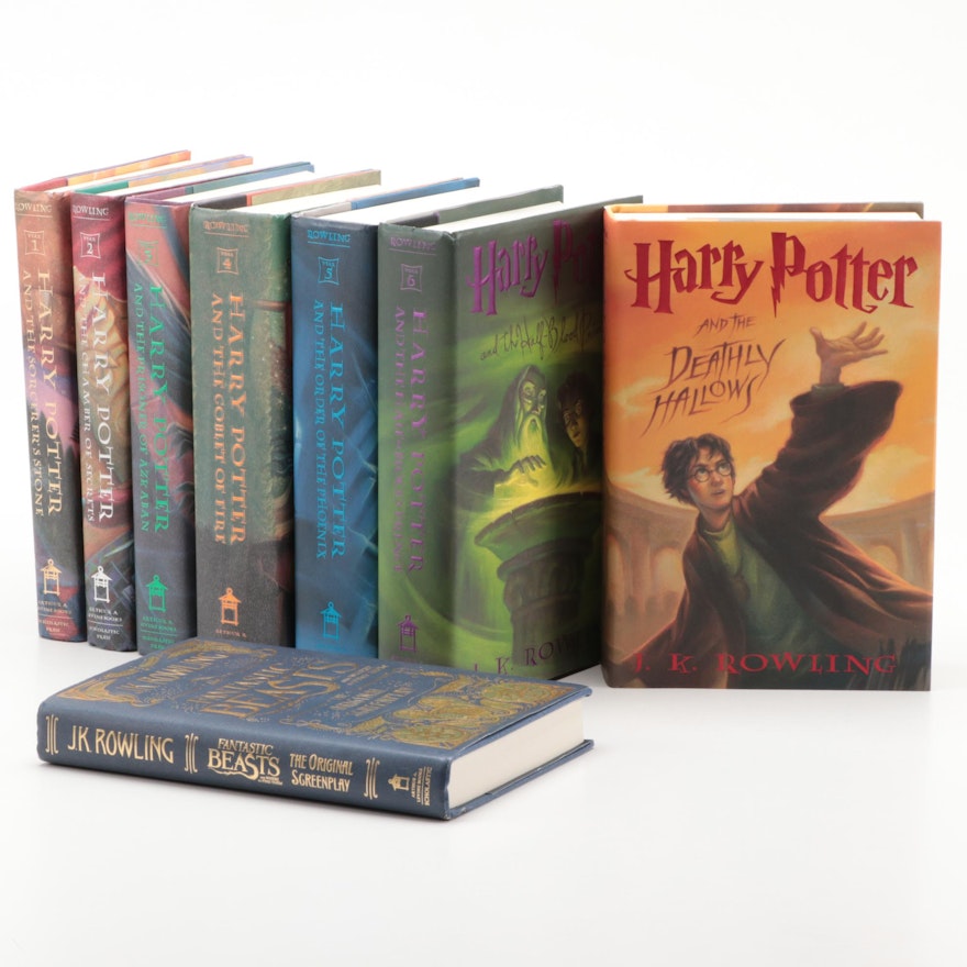 First American Edition "Harry Potter" Complete Set and "Fantastic Beasts" Script