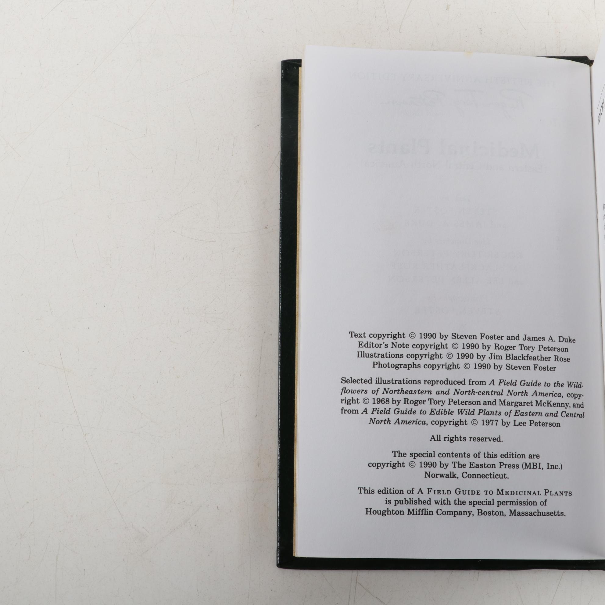 Easton Press Roger Tory Peterson Field Guides on Wildflowers and Plants