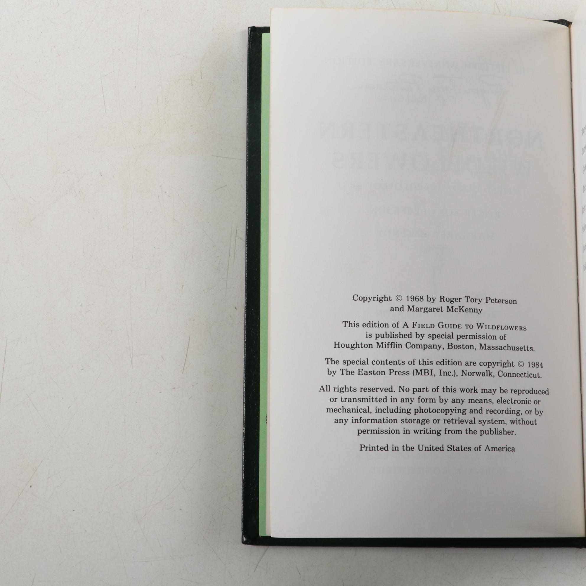 Easton Press Roger Tory Peterson Field Guides on Wildflowers and Plants