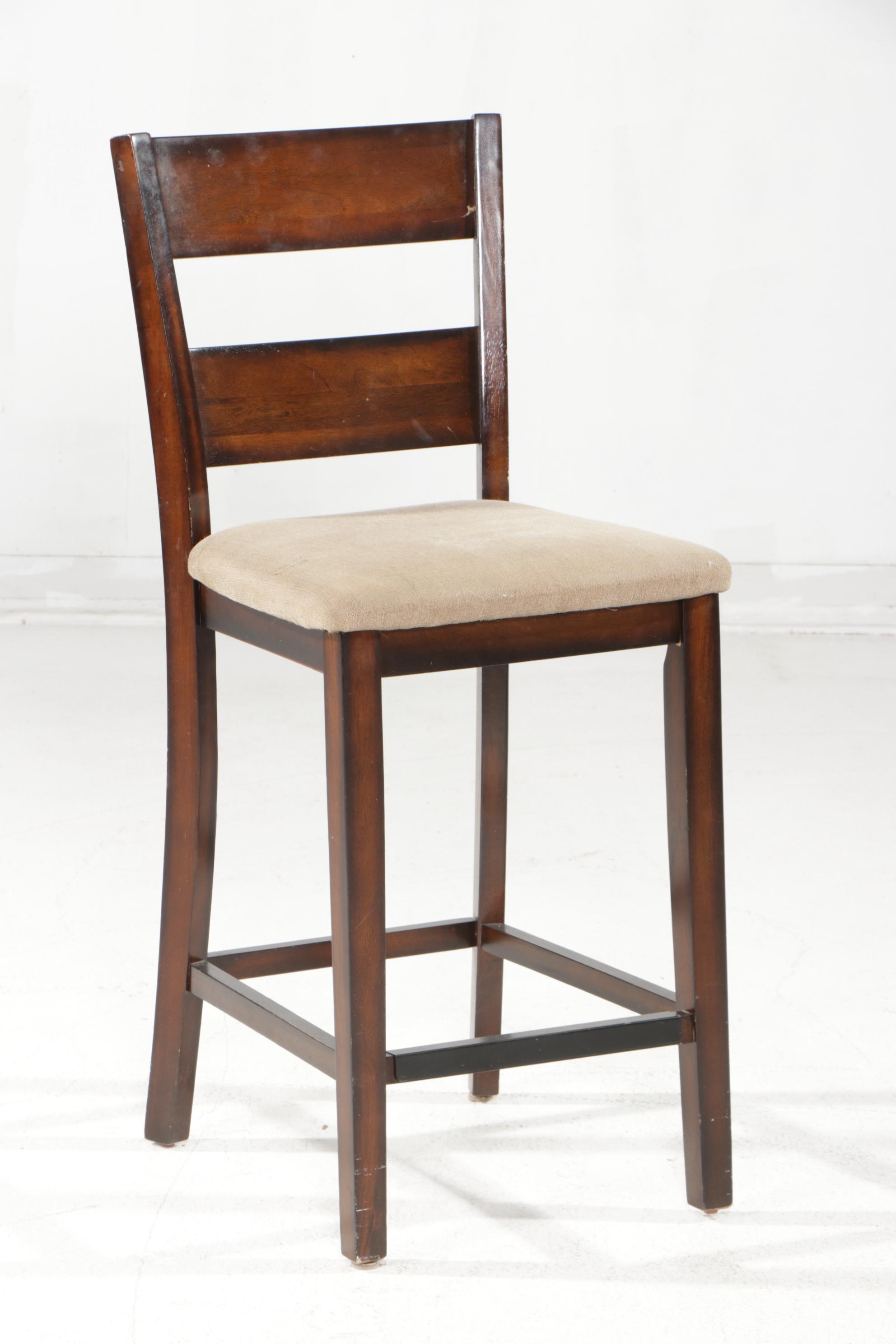 Winners Only Counter Height Expandable Trestle Table and Bench with Chairs