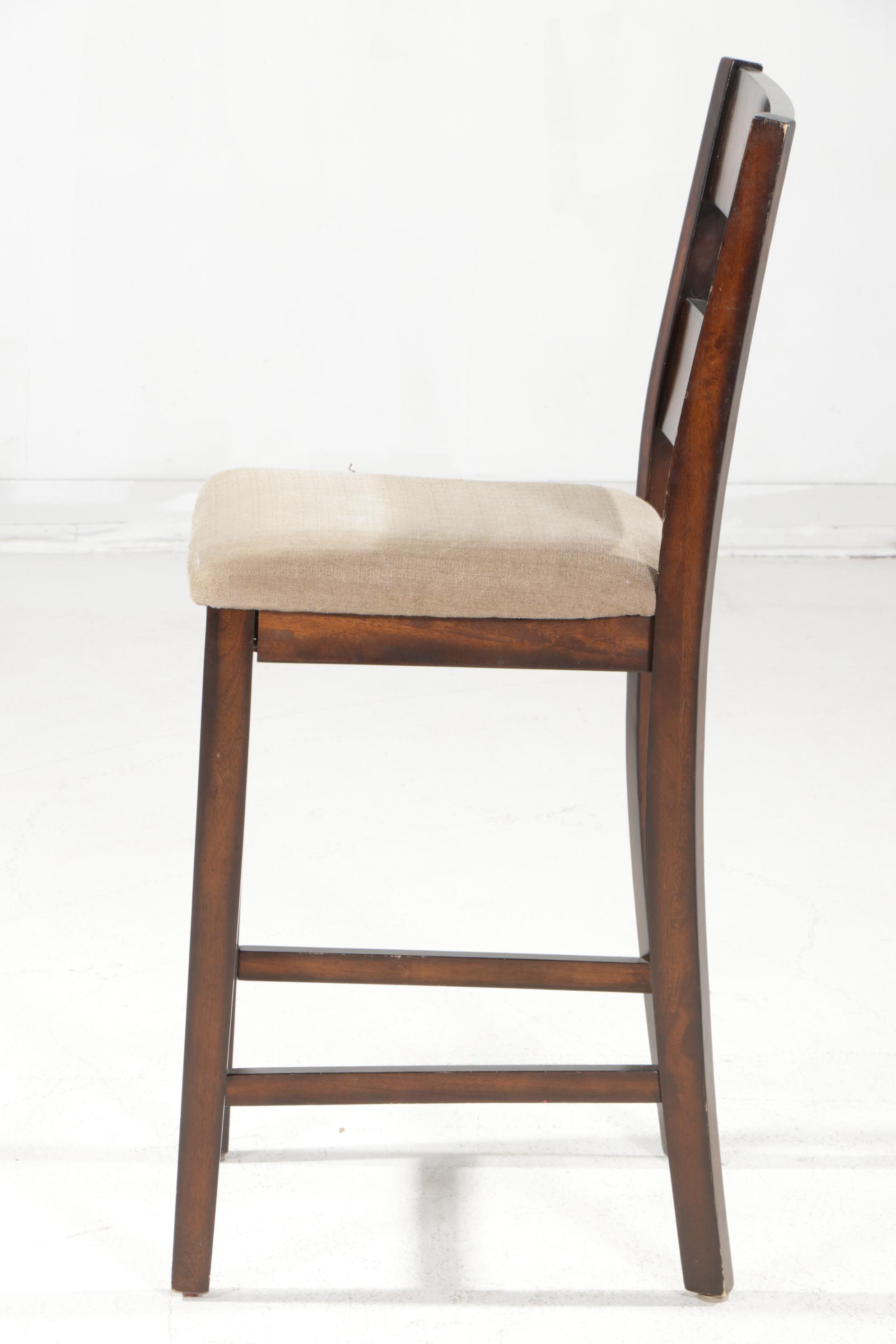 Winners Only Counter Height Expandable Trestle Table and Bench with Chairs