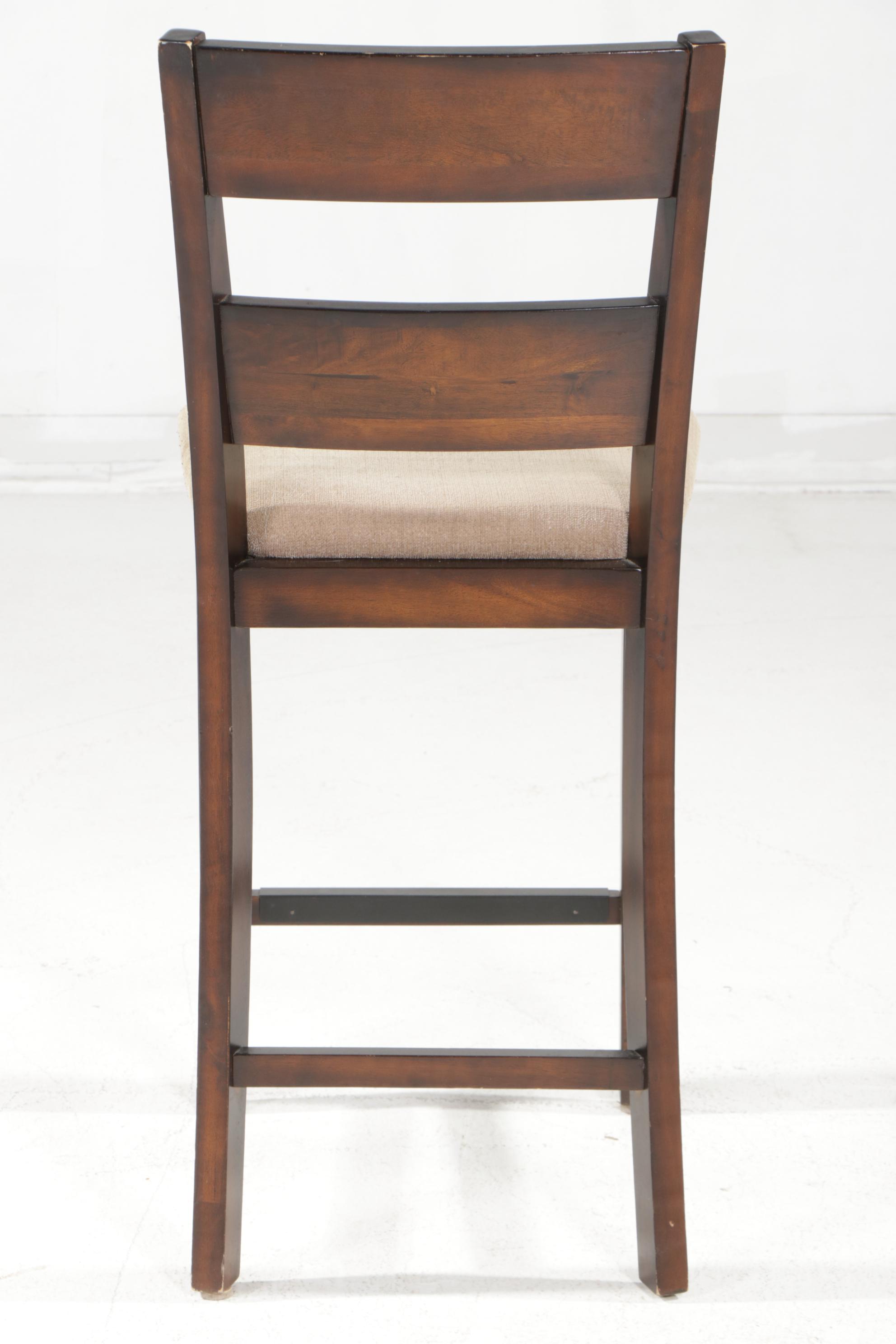 Winners Only Counter Height Expandable Trestle Table and Bench with Chairs