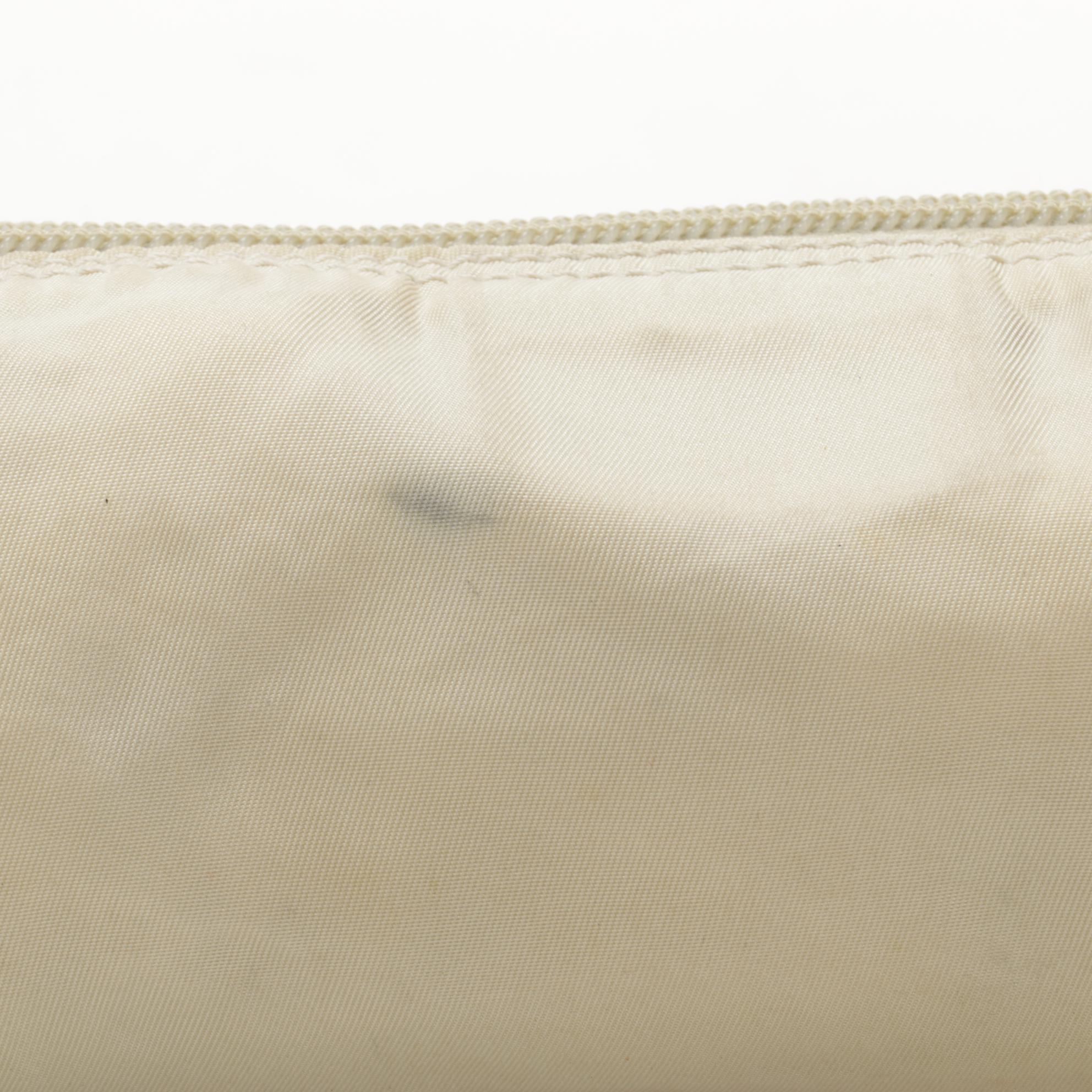 Prada Accessory Pouch in Ivory Tessuto Nylon
