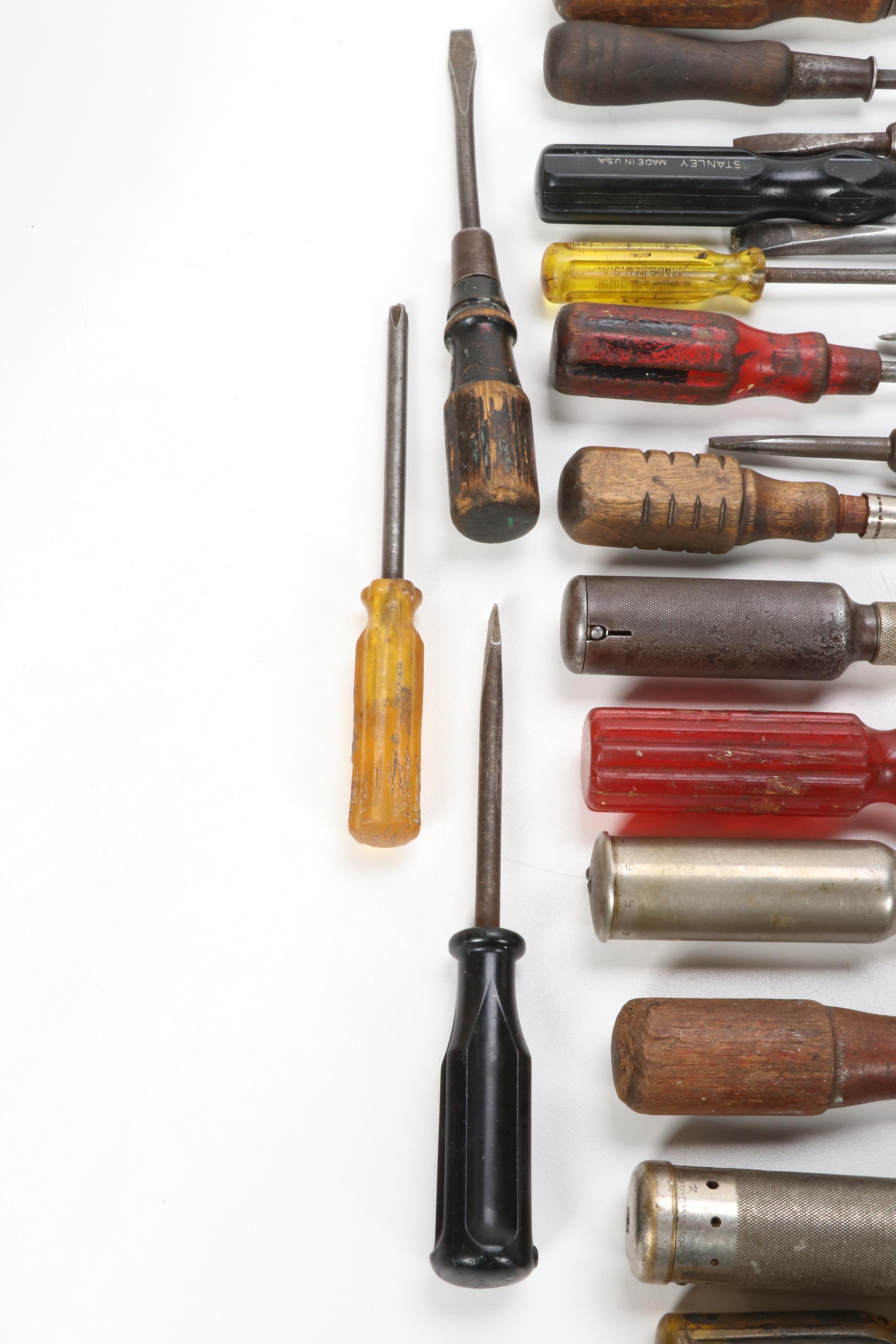 Miller's Falls, Yankee, Dunlap, Kastar, & Other Wooden Vintage Hand Tools