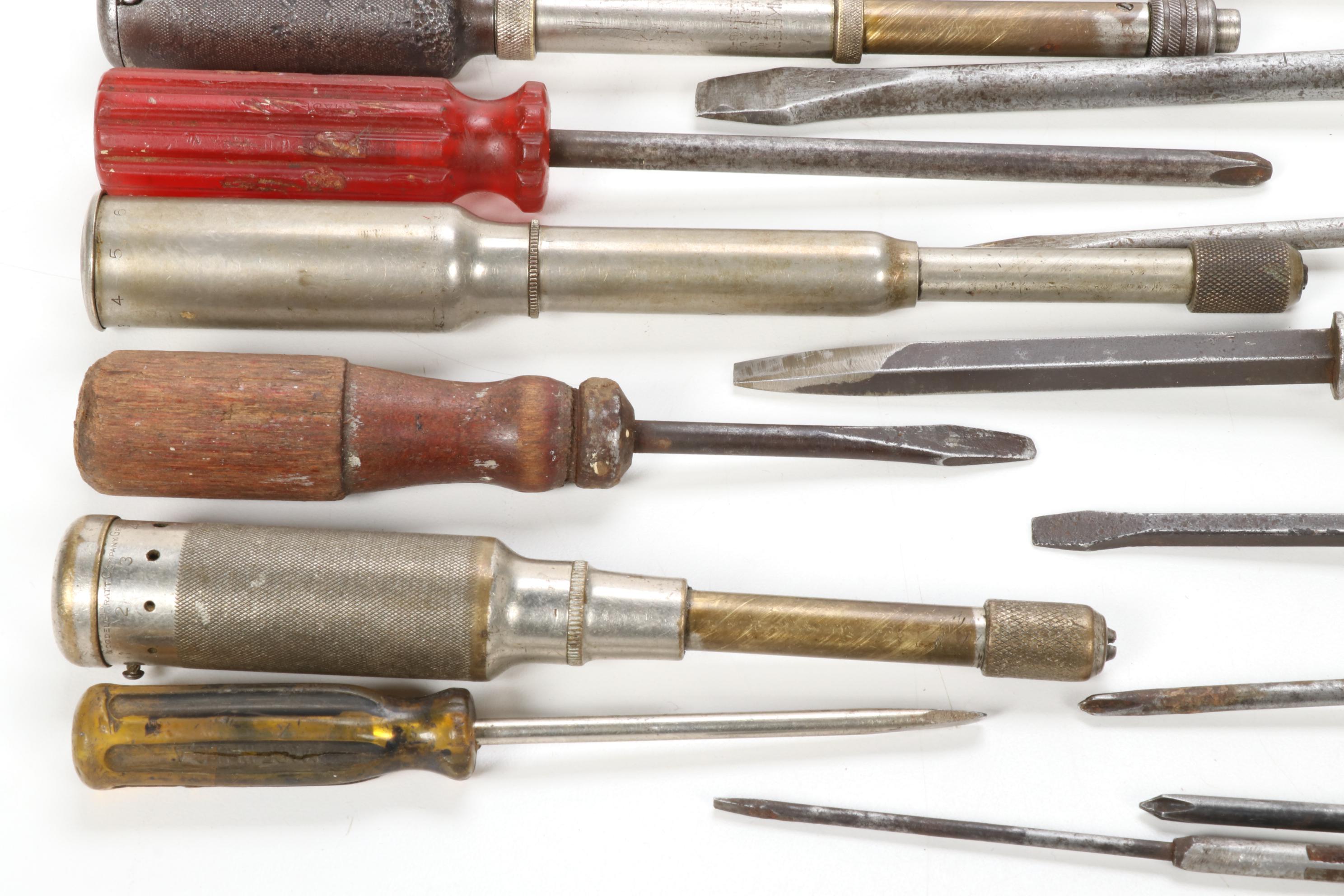 Miller's Falls, Yankee, Dunlap, Kastar, & Other Wooden Vintage Hand Tools